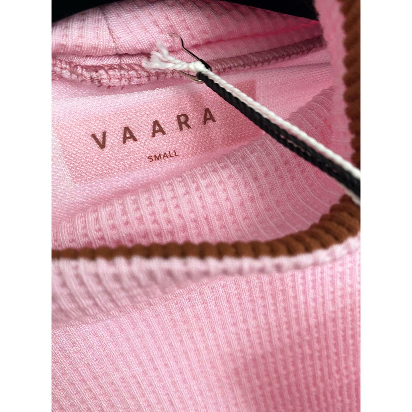 VAARA Pink Merino Base Layer Set in Pink, size Small Top, Medium Leggings