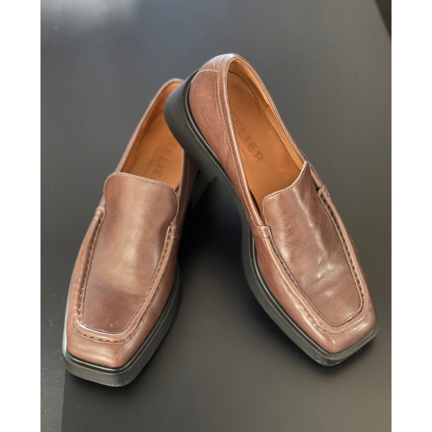 Atelier by Vagabond "Carmen" Loafers in Brown, size 41 (fits 10/10.5)