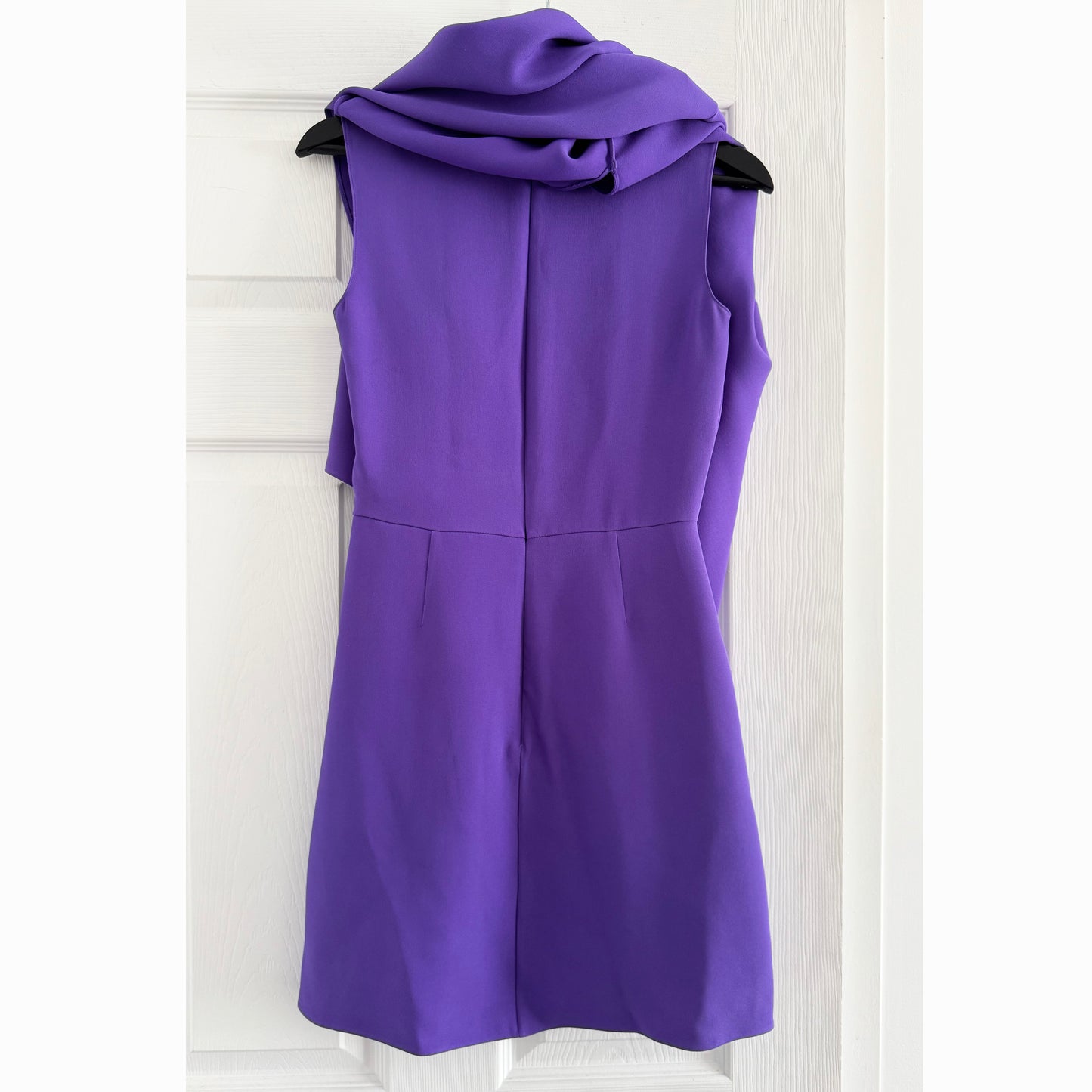 Valentino Silk Cape Dress in Purple, size 36 (fits size 0)