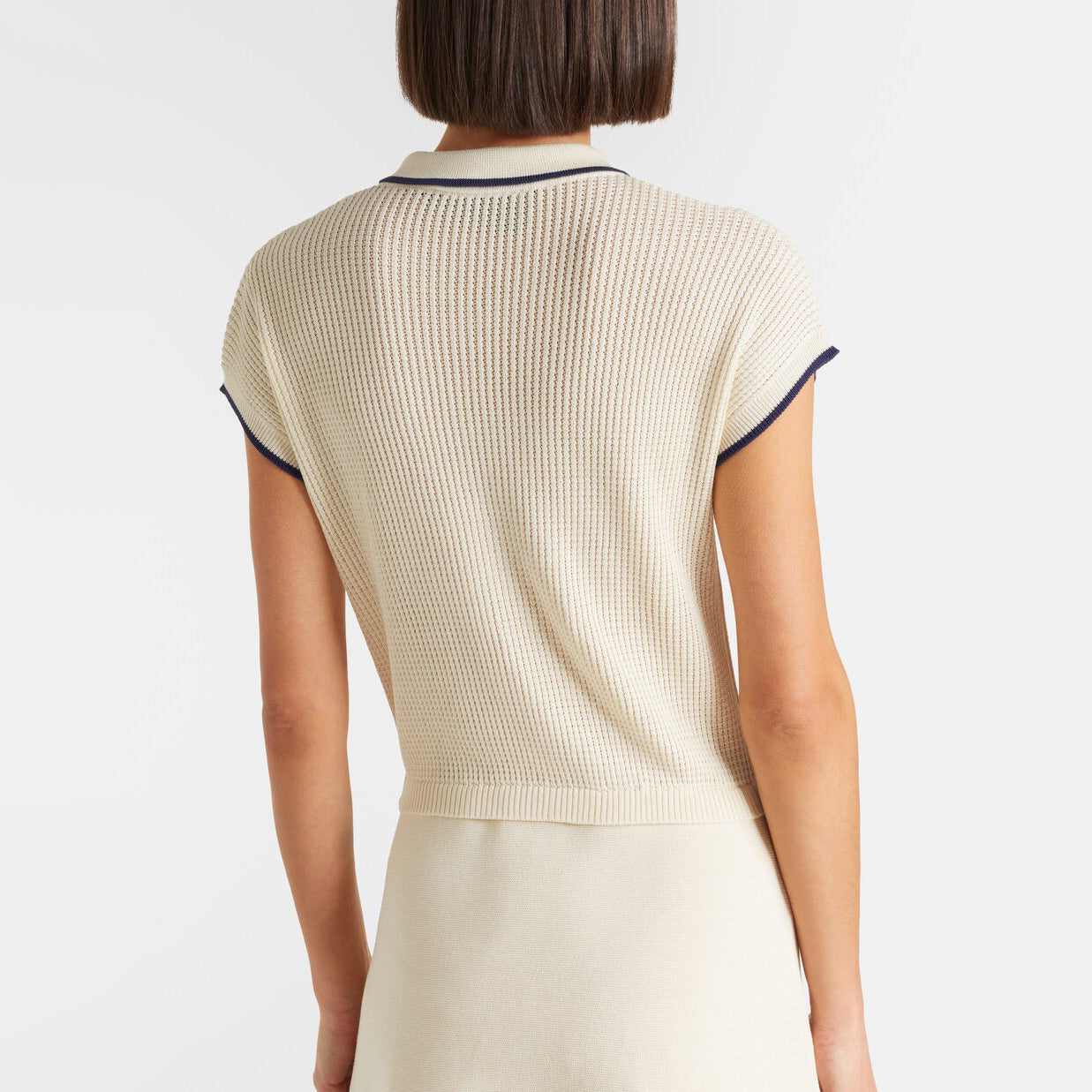 Valentino Cotton Knit Polo Shirt, fits size Small
