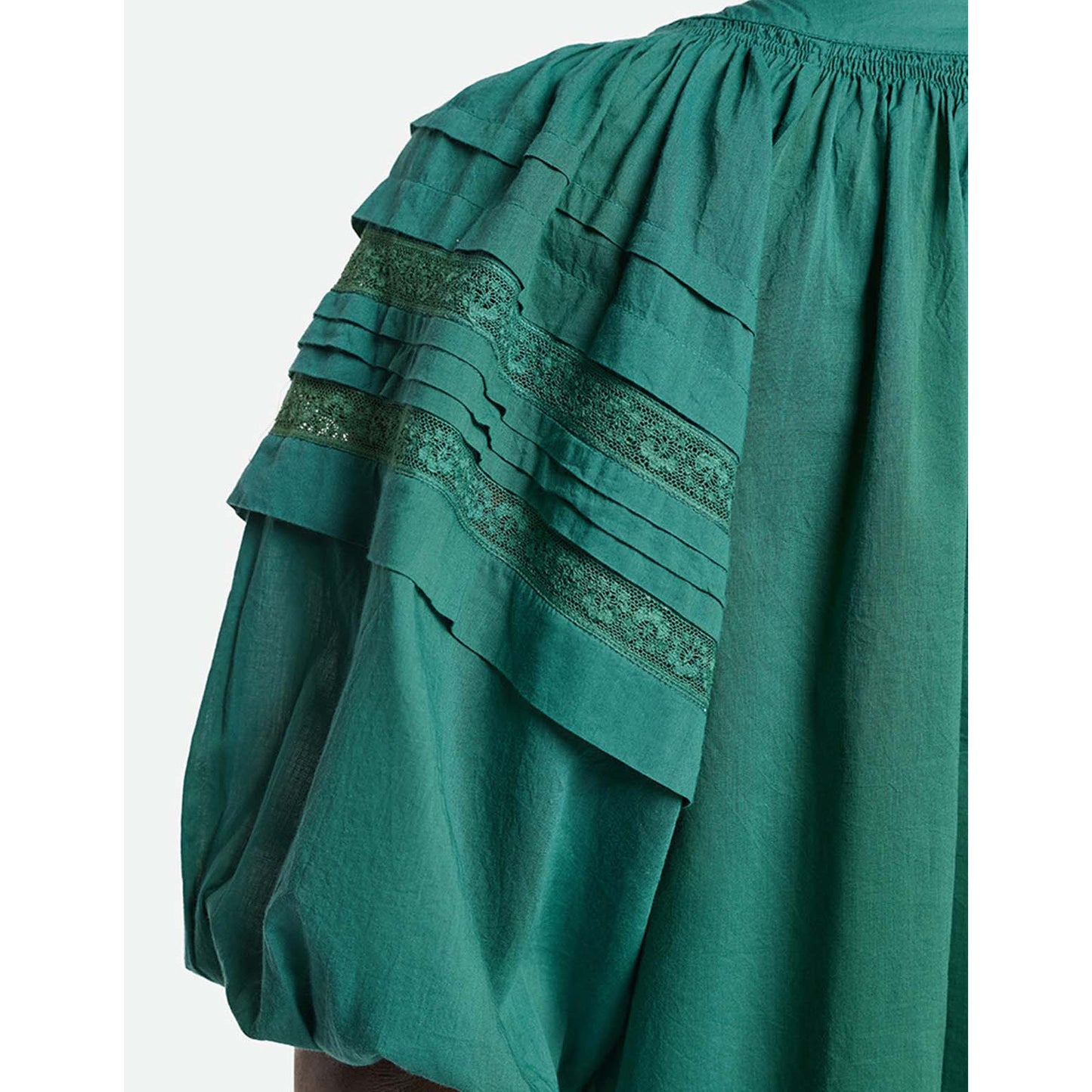 Vanessa Bruno "Tara" Blouse in Green, size 38 (size Small)