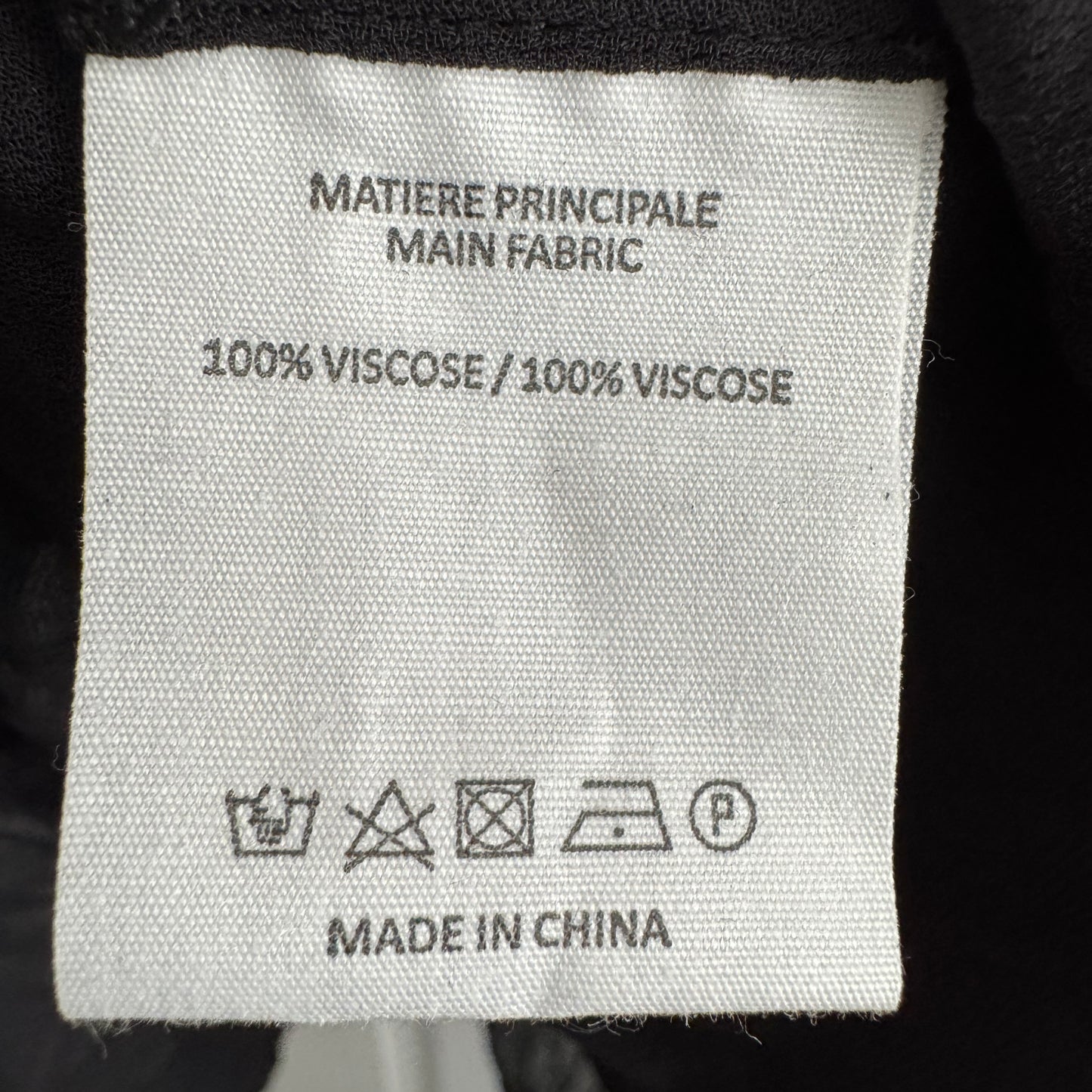 Vanessa Bruno Embroidered Silk Dress in Black, size 40