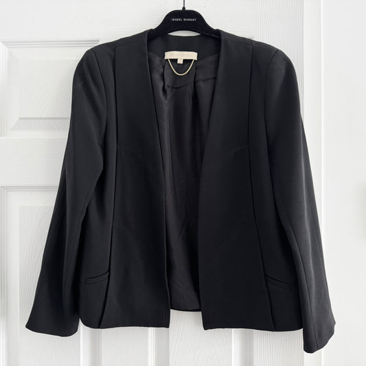 Vanessa Bruno Crepe Blazer in Black, size 40 (fits about size 8)