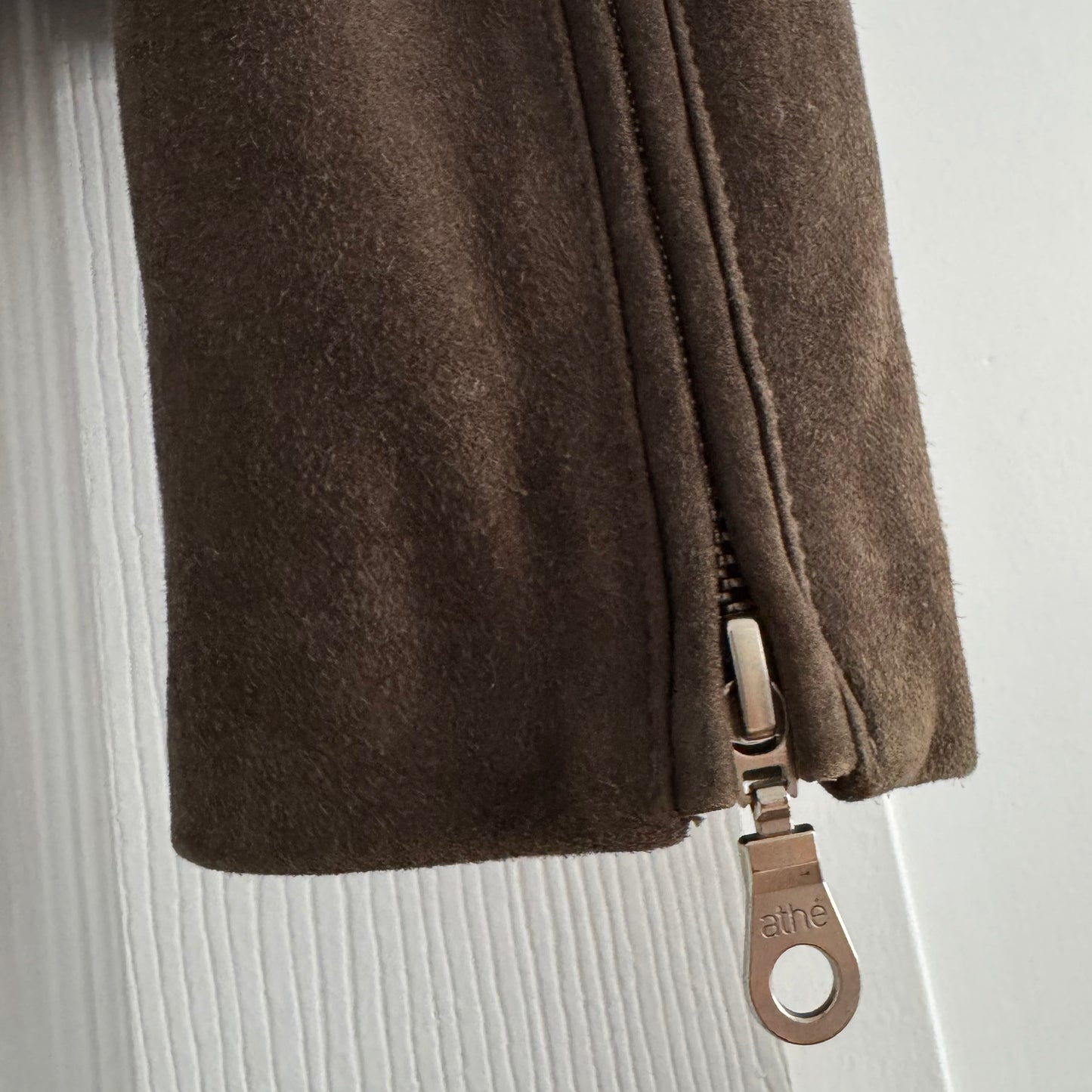 Vanessa Bruno Athe Suede Jacket in Brown, size 40