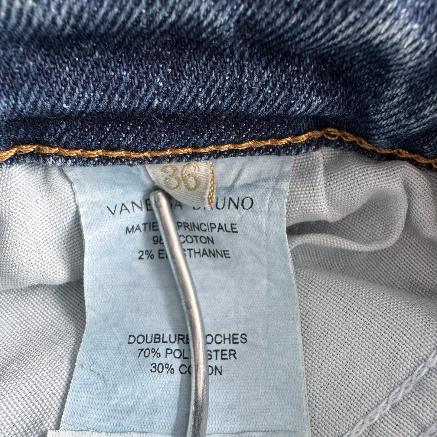 Vanessa Bruno "Caleb" Jeans in Blue, size 36