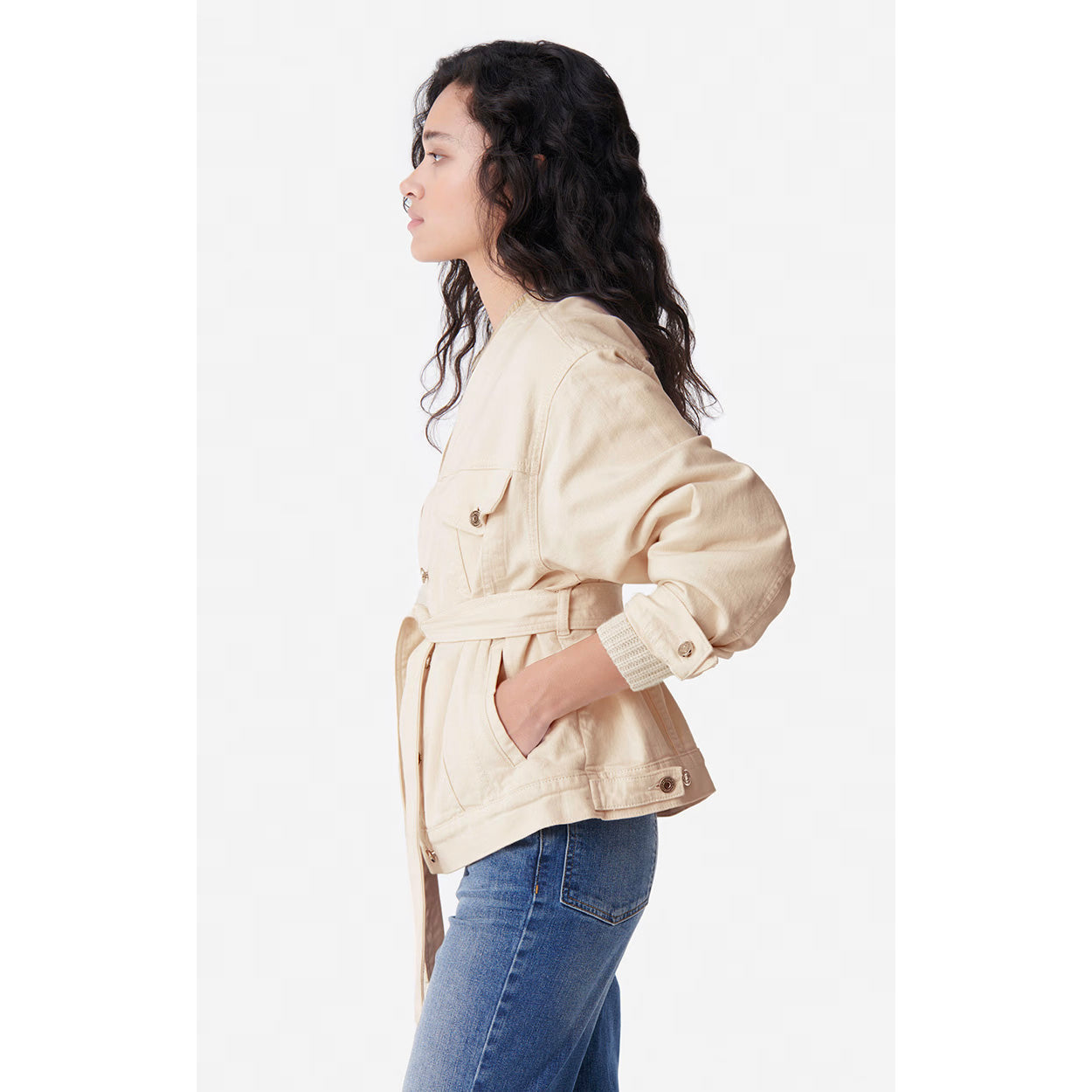 Vanessa Bruno "Cooper" Jacket in Ivory, size Small