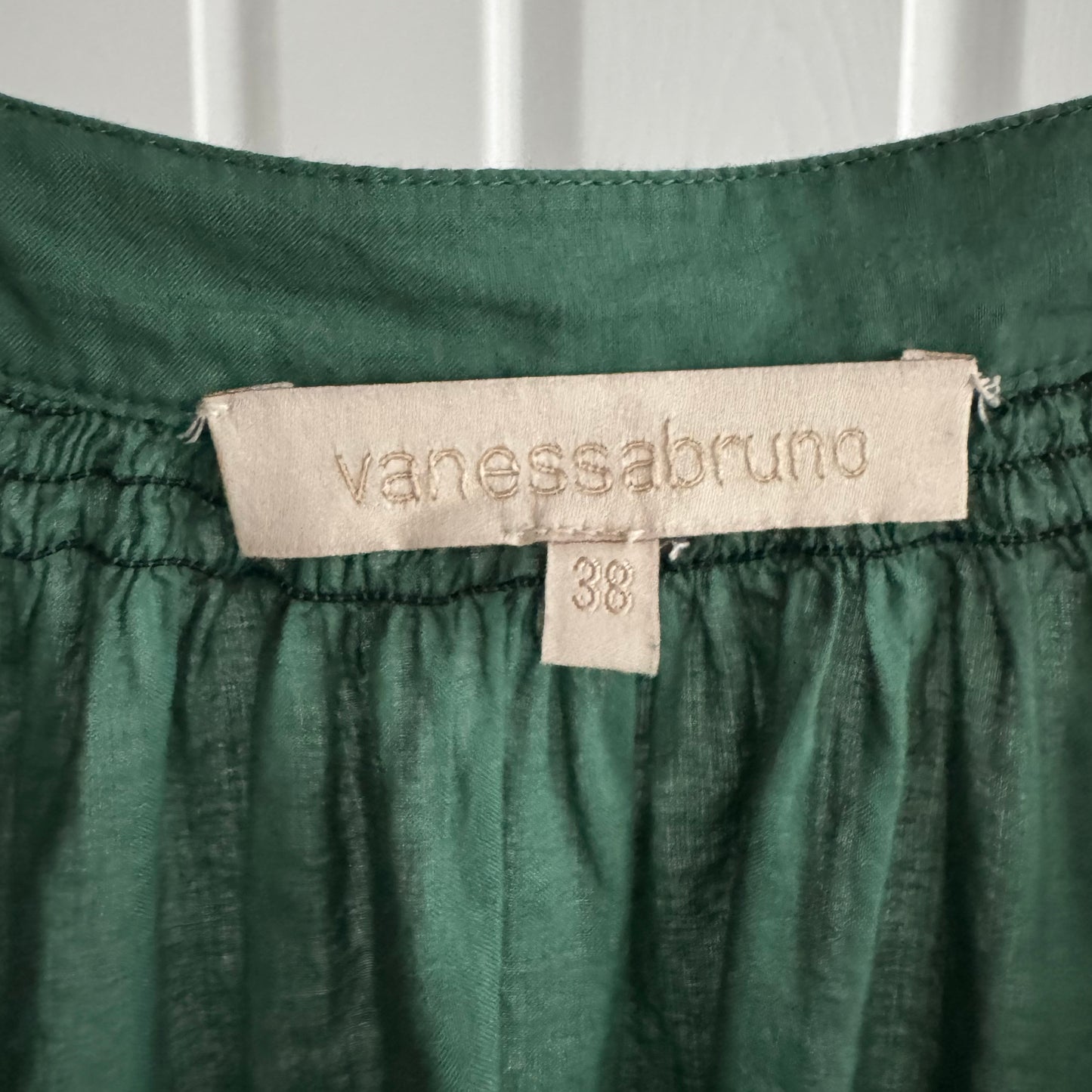 Vanessa Bruno "Tara" Blouse in Green, size 38 (size Small)