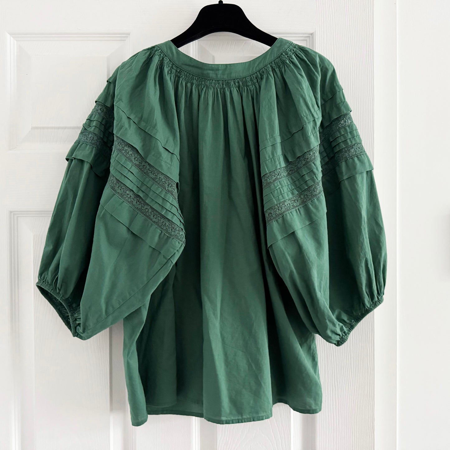 Vanessa Bruno "Tara" Blouse in Green, size 38 (size Small)