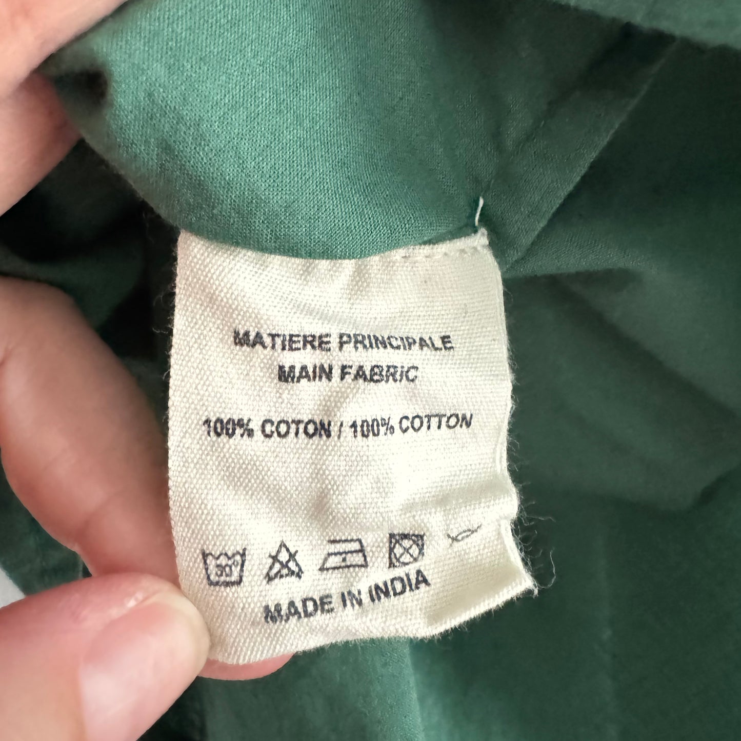 Vanessa Bruno "Tara" Blouse in Green, size 38 (size Small)