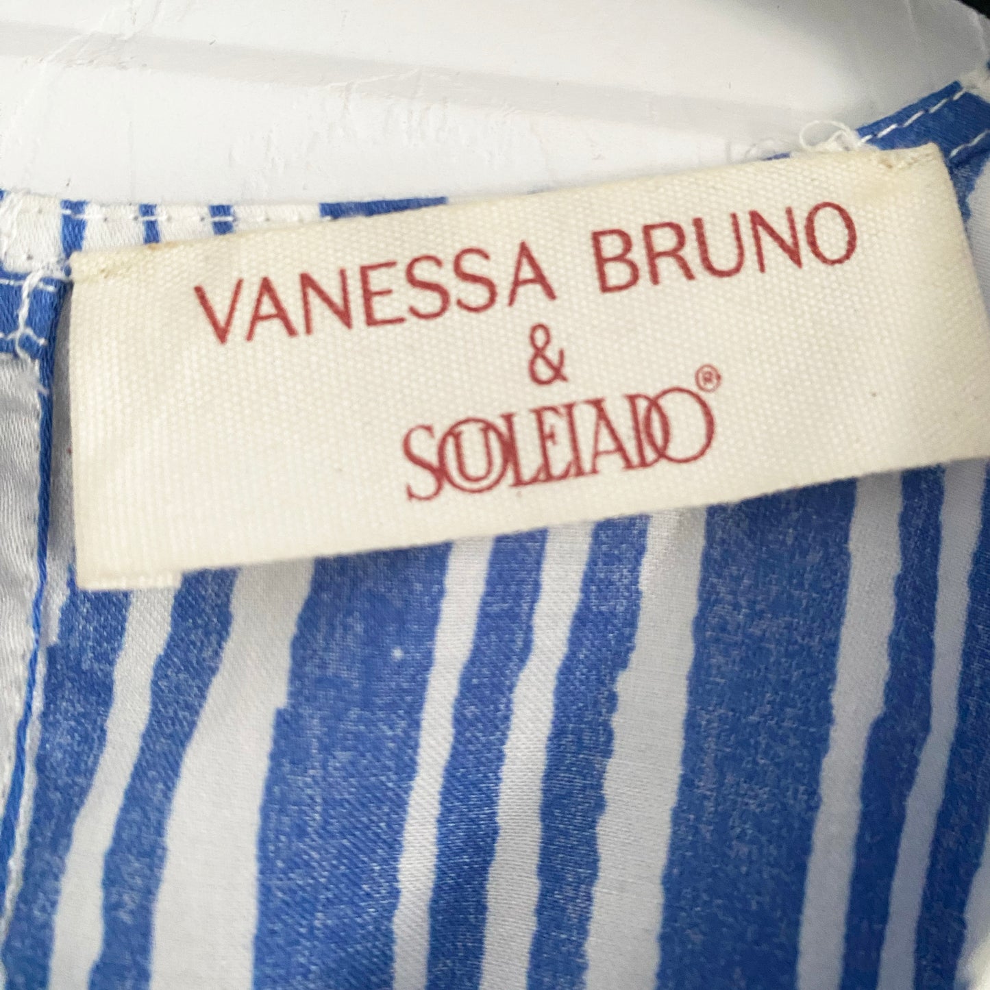 Vanessa Bruno x Souleiado "Callas" Striped Crop Top, size Small