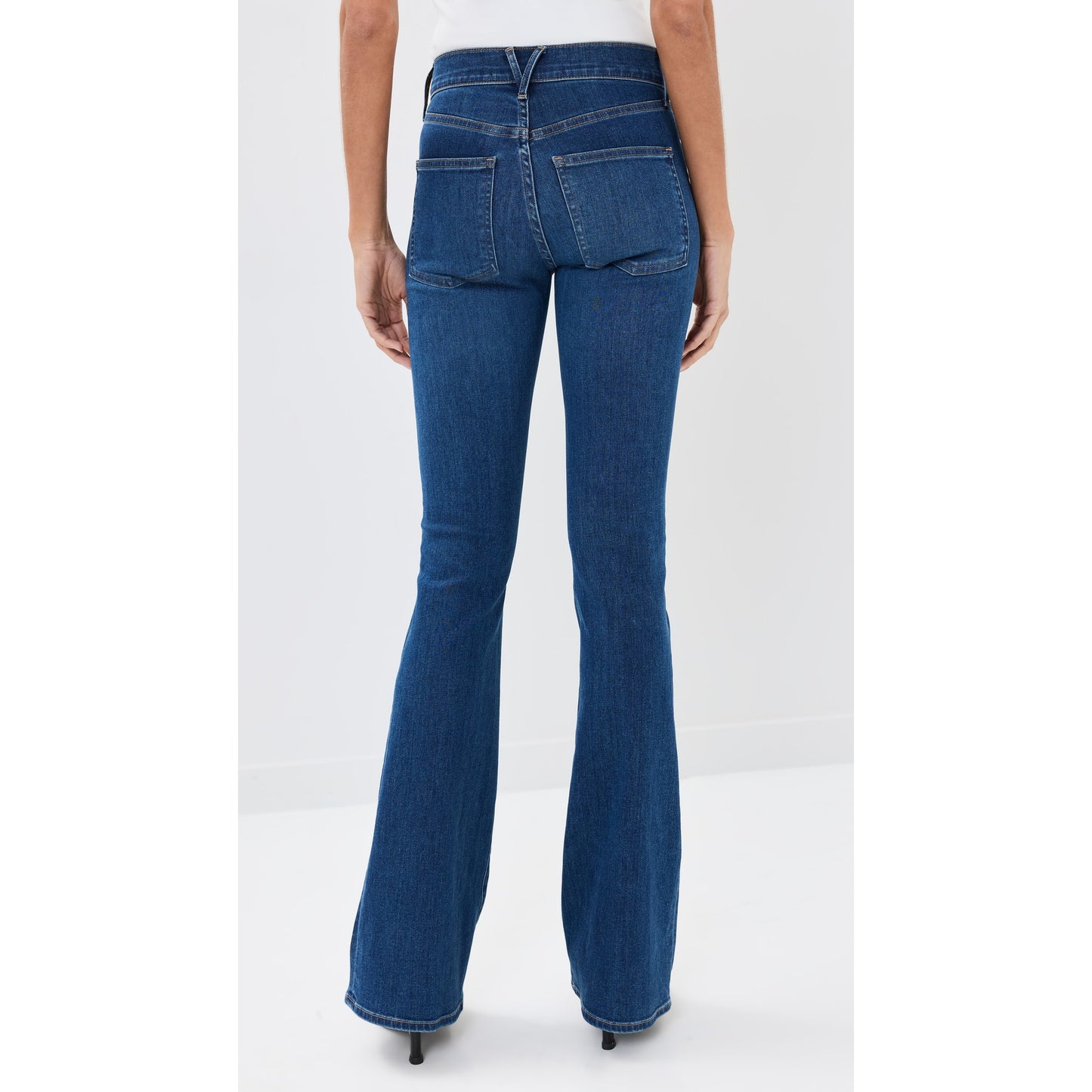 Veronica Beard "Beverly" High Rise Skinny Flare Jeans in "Bright Blue", size 25