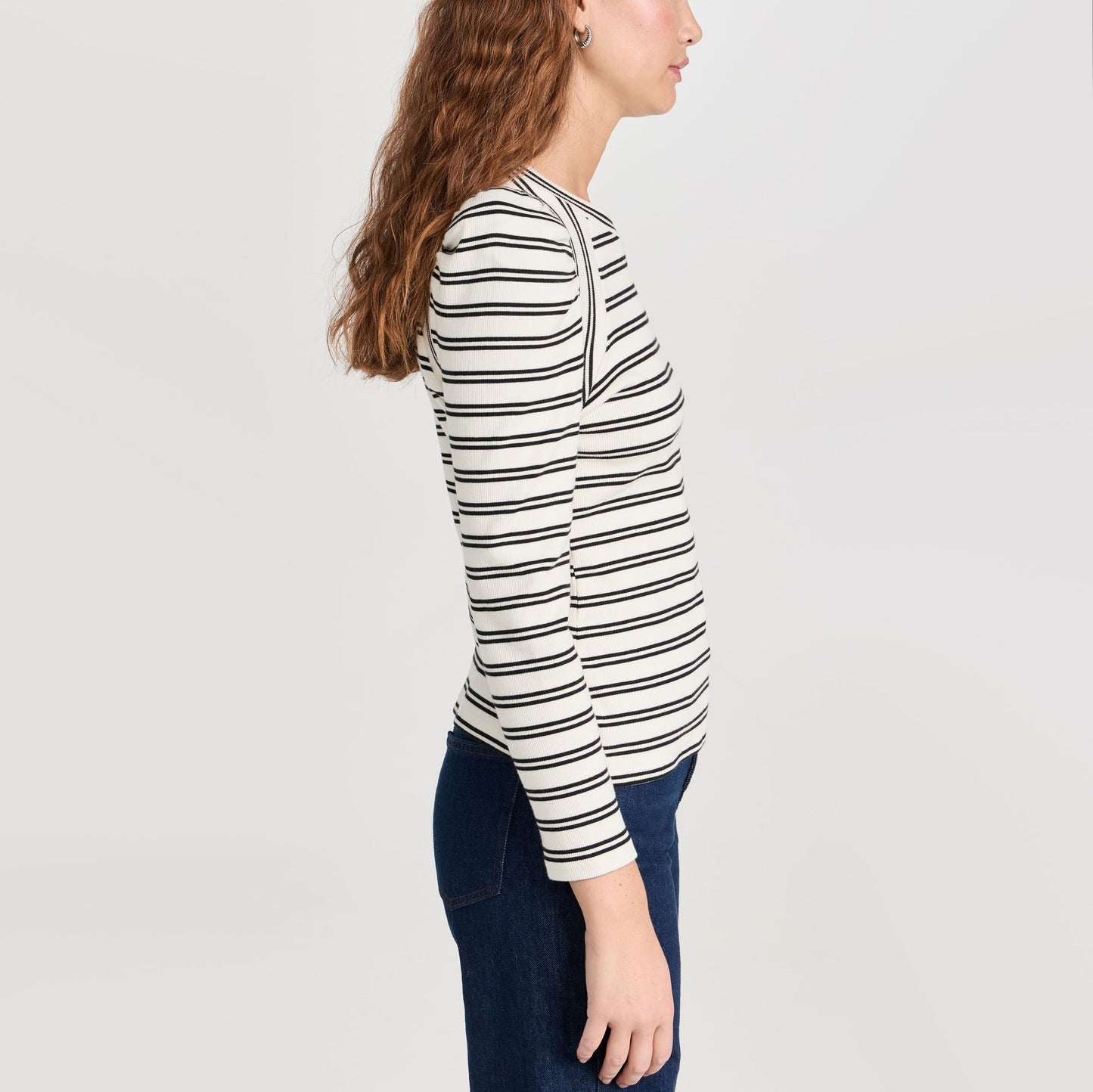 Veronica Beard "Delarno" Striped Tee, size Small