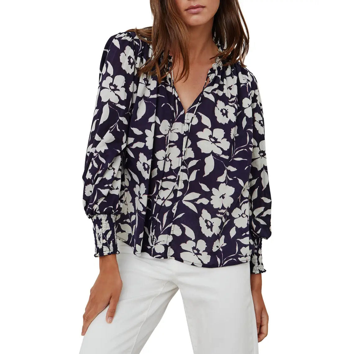 Velvet by Graham &amp; Spencer « Anissa » Blouse florale, taille petite