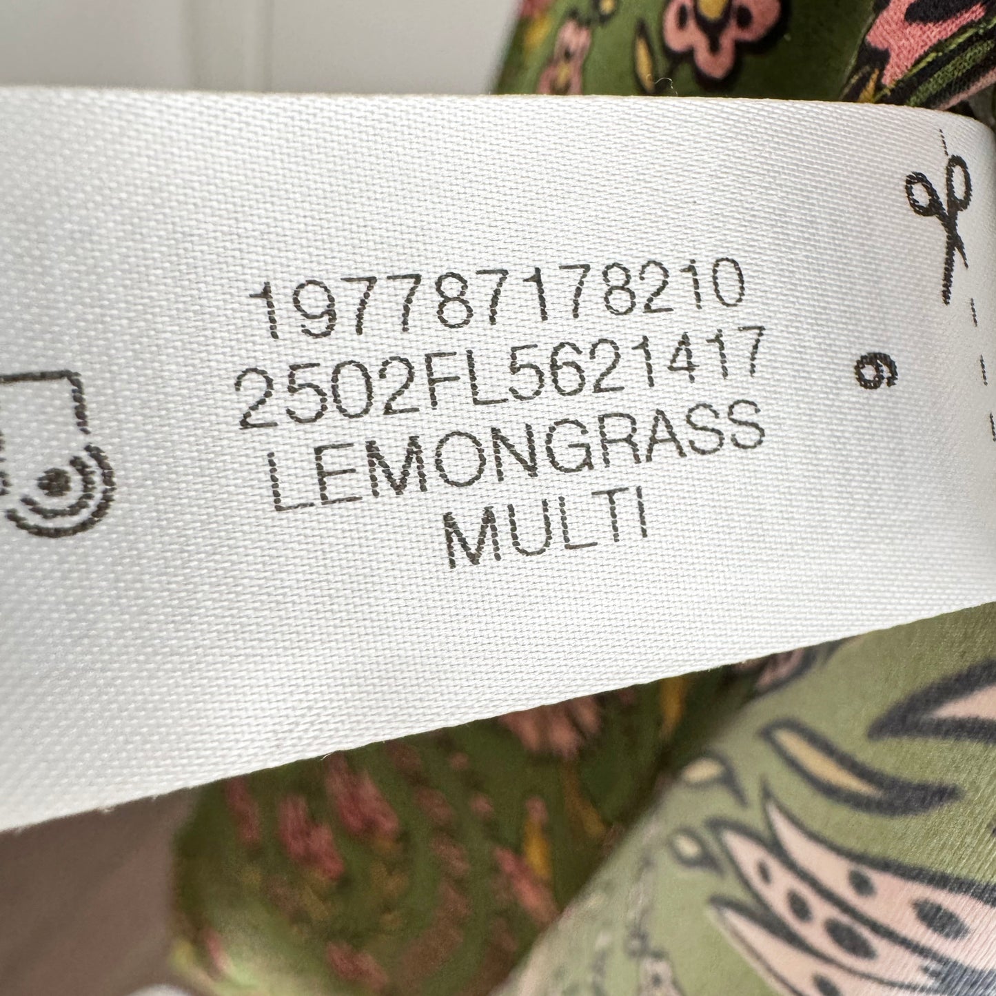 Veronica Beard "Gemma" Floral Silk Long Sleeve Dress in Green, size 6