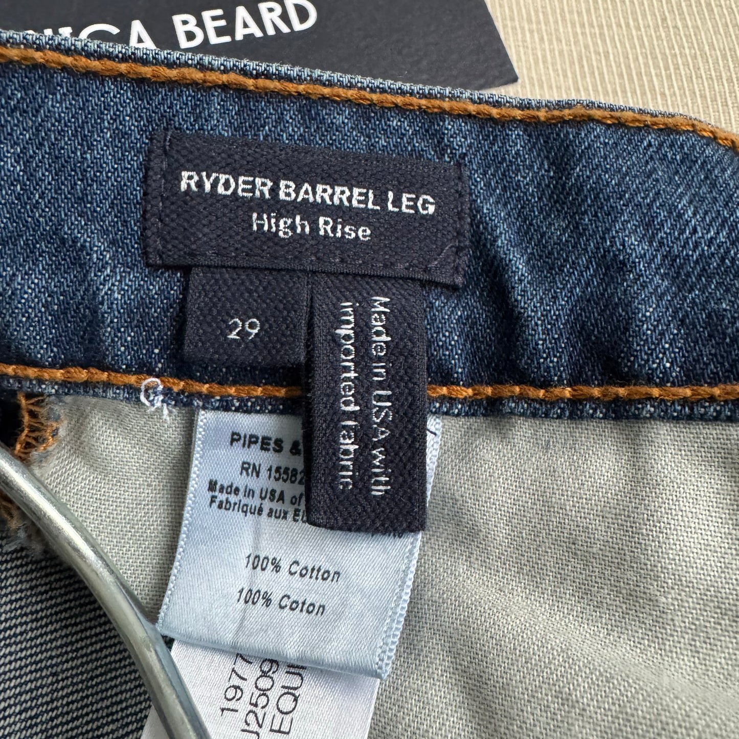 Veronica Beard "Ryder" Jean in "equinox blue", size 29