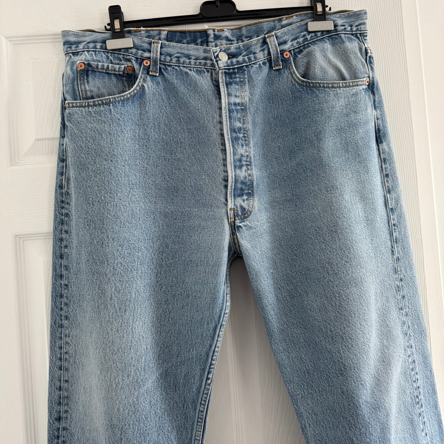 Vintage Levi's 501 Made in the USA, size 42 x 32 (fits like a modern womens's 34 in jeans)