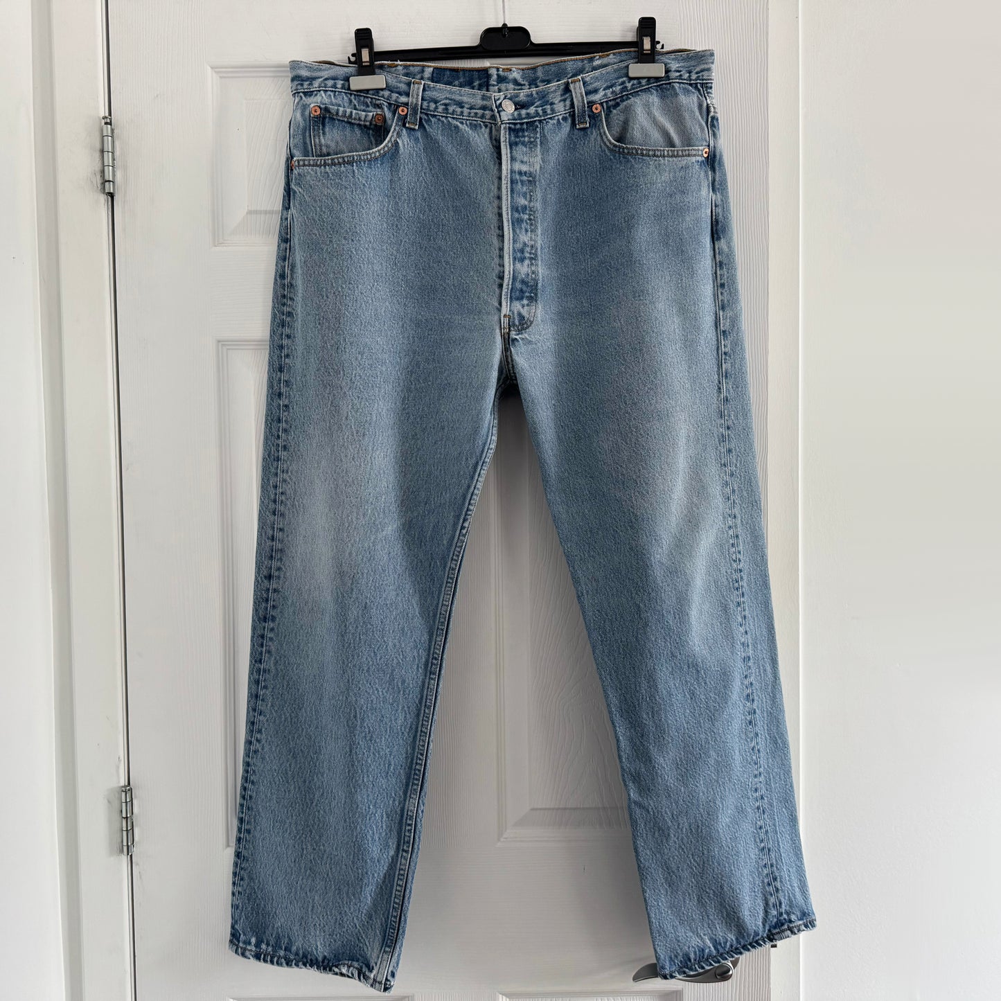 Vintage Levi's 501 Made in the USA, size 42 x 32 (fits like a modern womens's 34 in jeans)