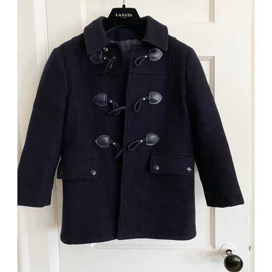 ** ENFANTS ** Caban bleu marine vintage, AUCUNE TAILLE mais convient au 6/7 ans