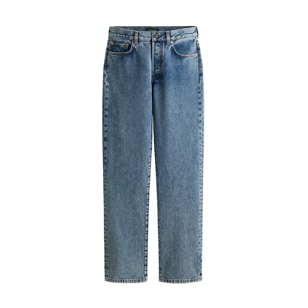 Wardrobe NYC x H&M Straight Leg Jeans in Blue, size 4