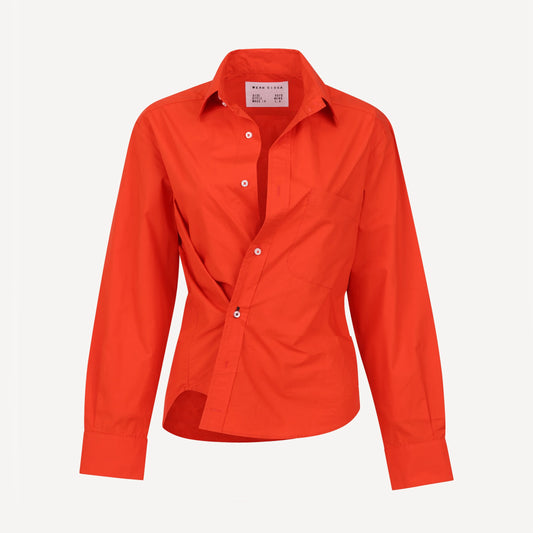 Cissa "Mens" Shirt in Cajun Red, size S/M