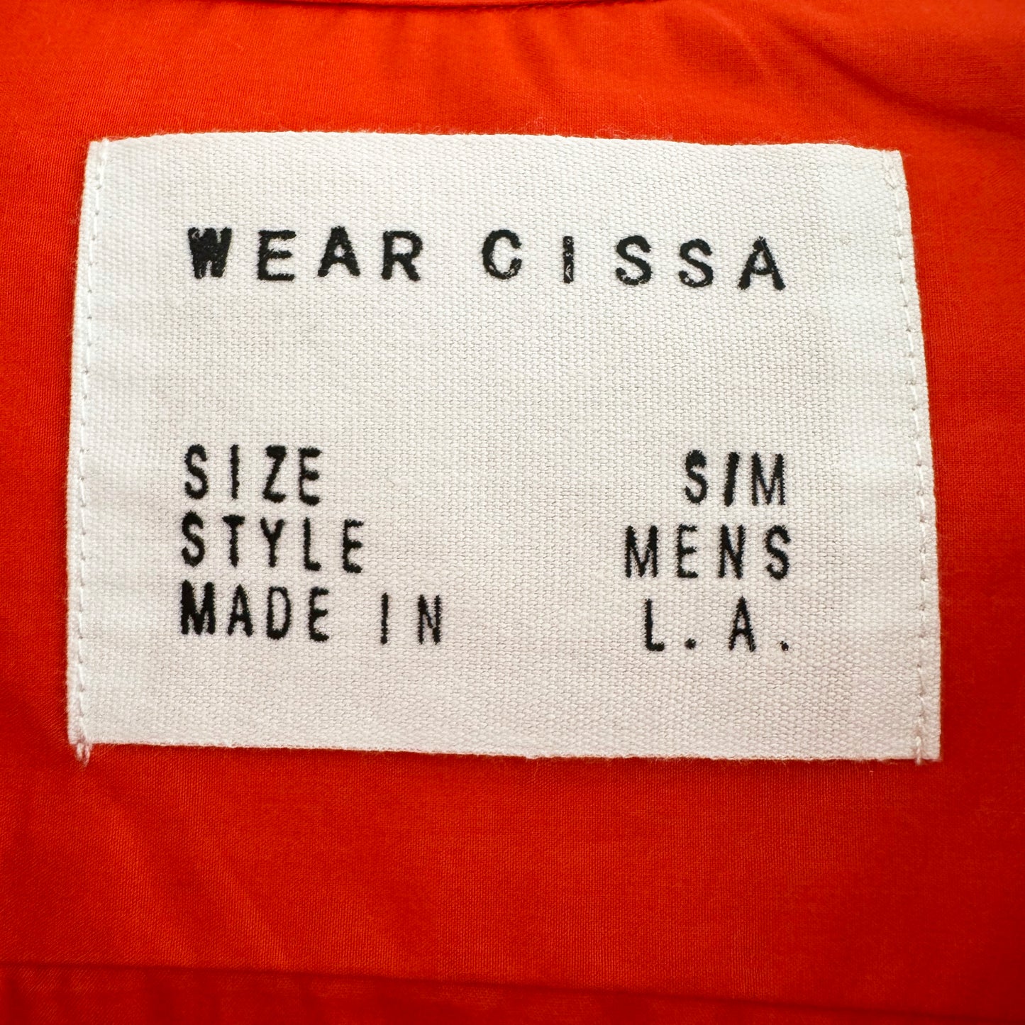 Cissa "Mens" Shirt in Cajun Red, size S/M