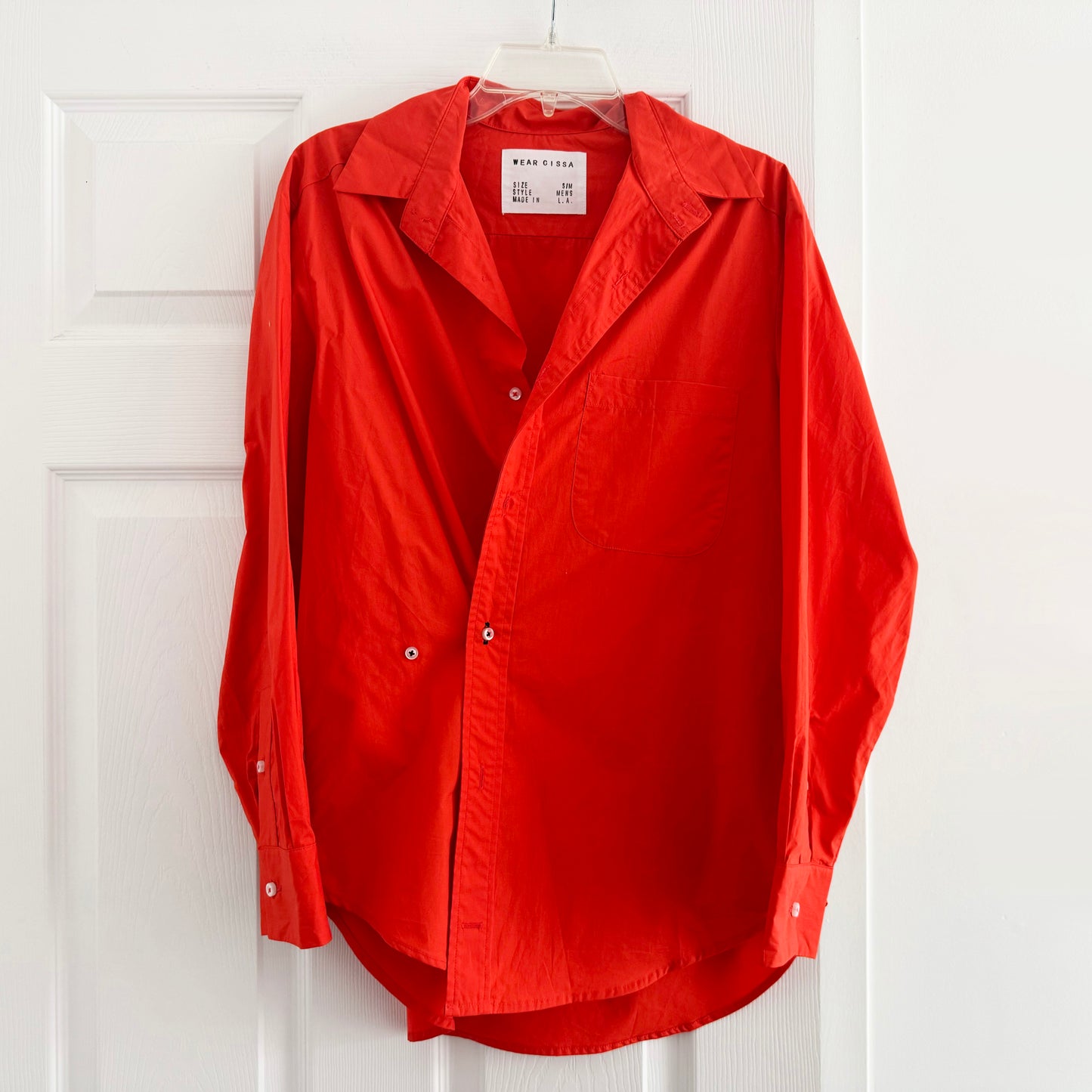 Cissa "Mens" Shirt in Cajun Red, size S/M