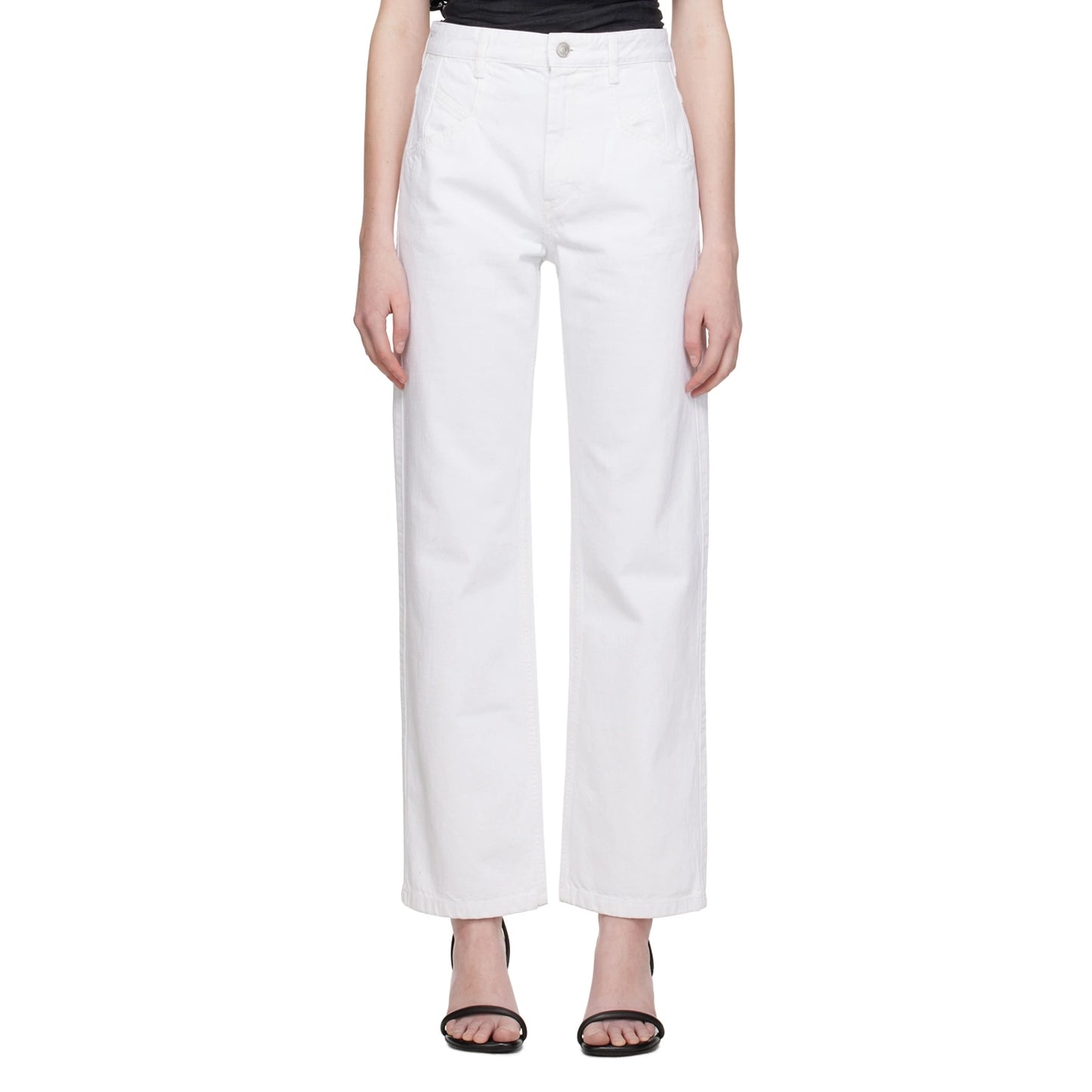 Isabel Marant "Nadege" Jeans in White, size 34