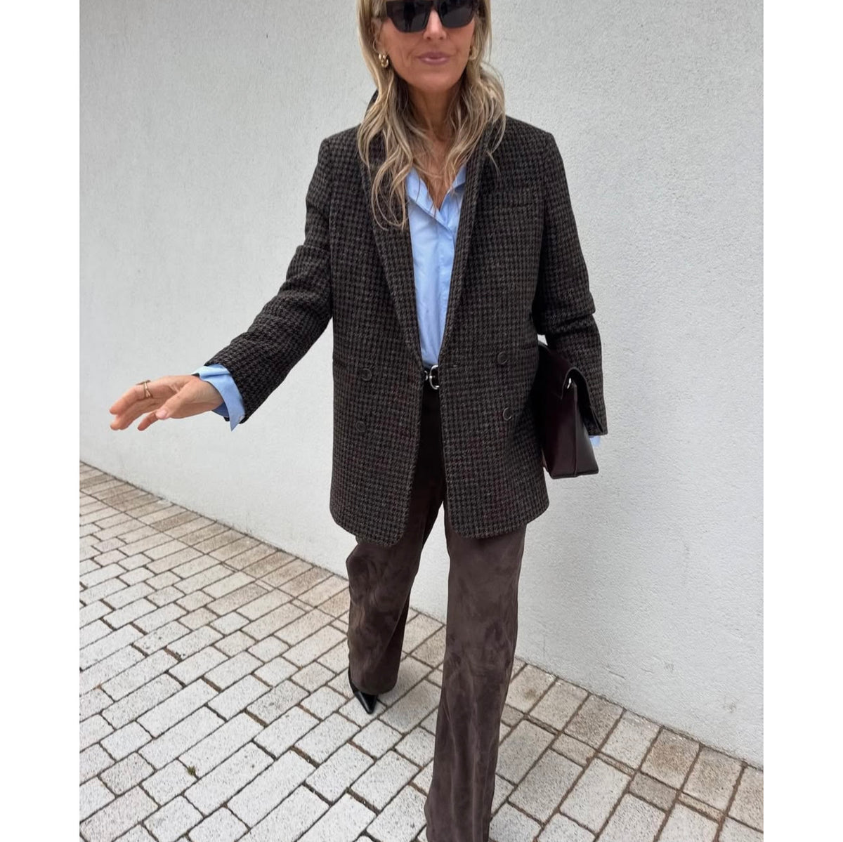 Wiggy Kit "Beatnik" Blazer in Tweed, size Large