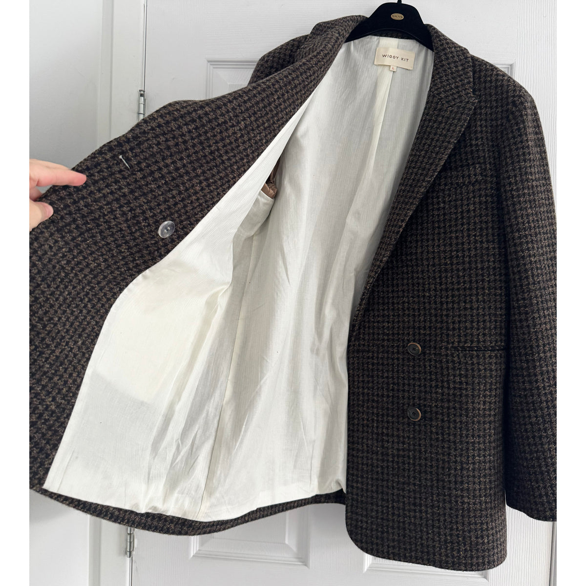 Wiggy Kit "Beatnik" Blazer in Tweed, size Large