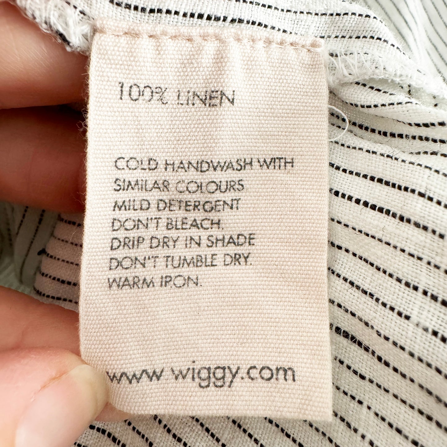 Wiggy Kit Haut "Libertine" en Lin Rayé, taille Large