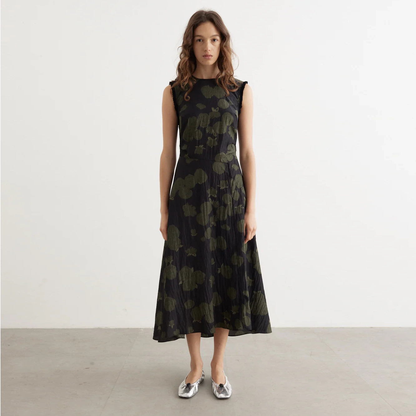 Baum und Pferdgarten "Atina" Dress in Black/Green, size 36 (size small)