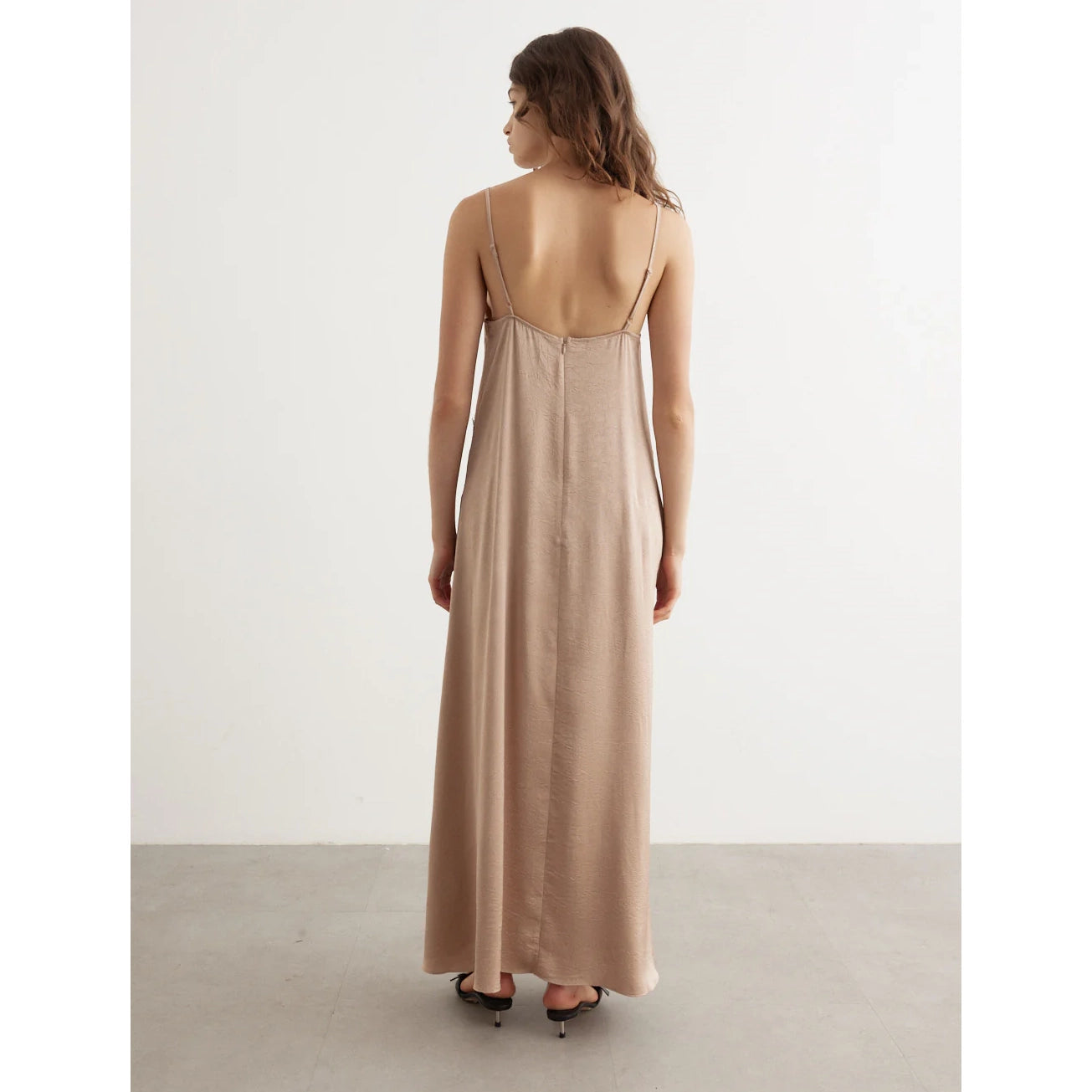 Baum und Pferdgarten "Ayda" Slip Dress in "Natural", size 36 (fits like size 6)