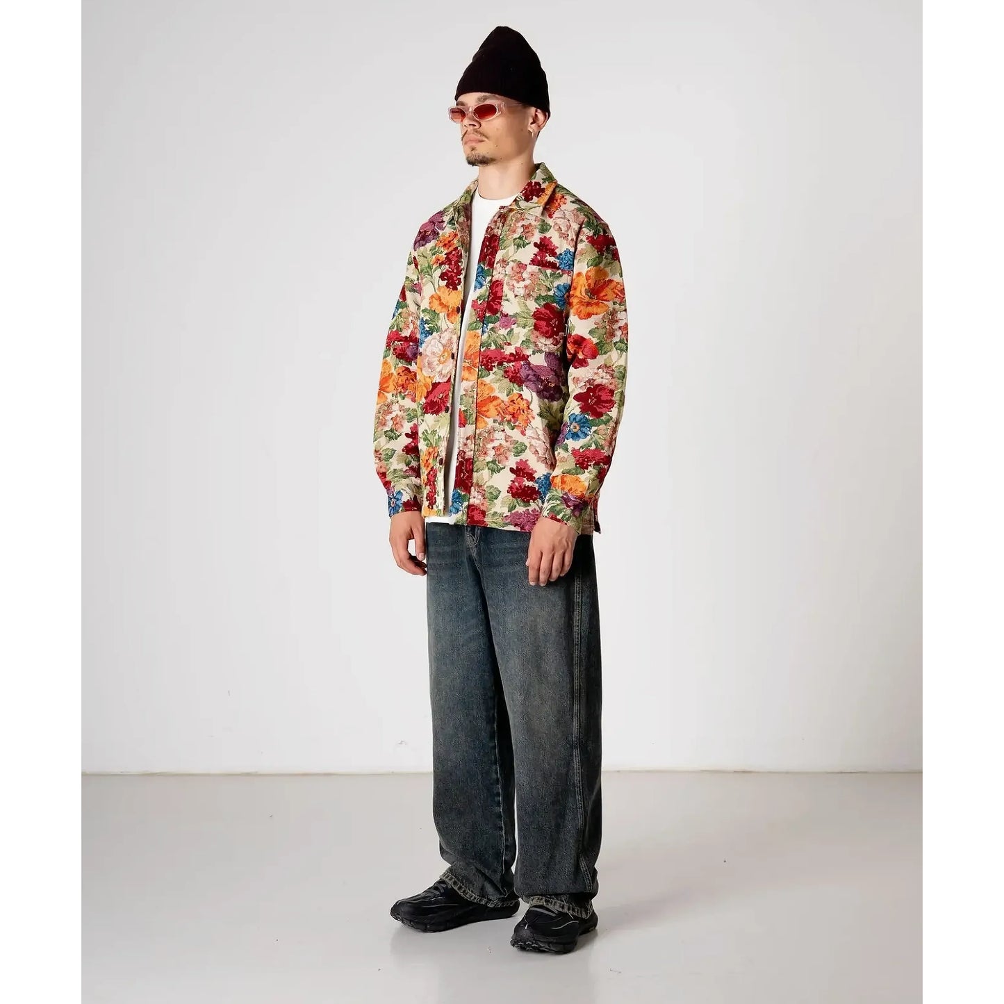 Woodbird Floral Jacquard Shirt/Jacket, size XL