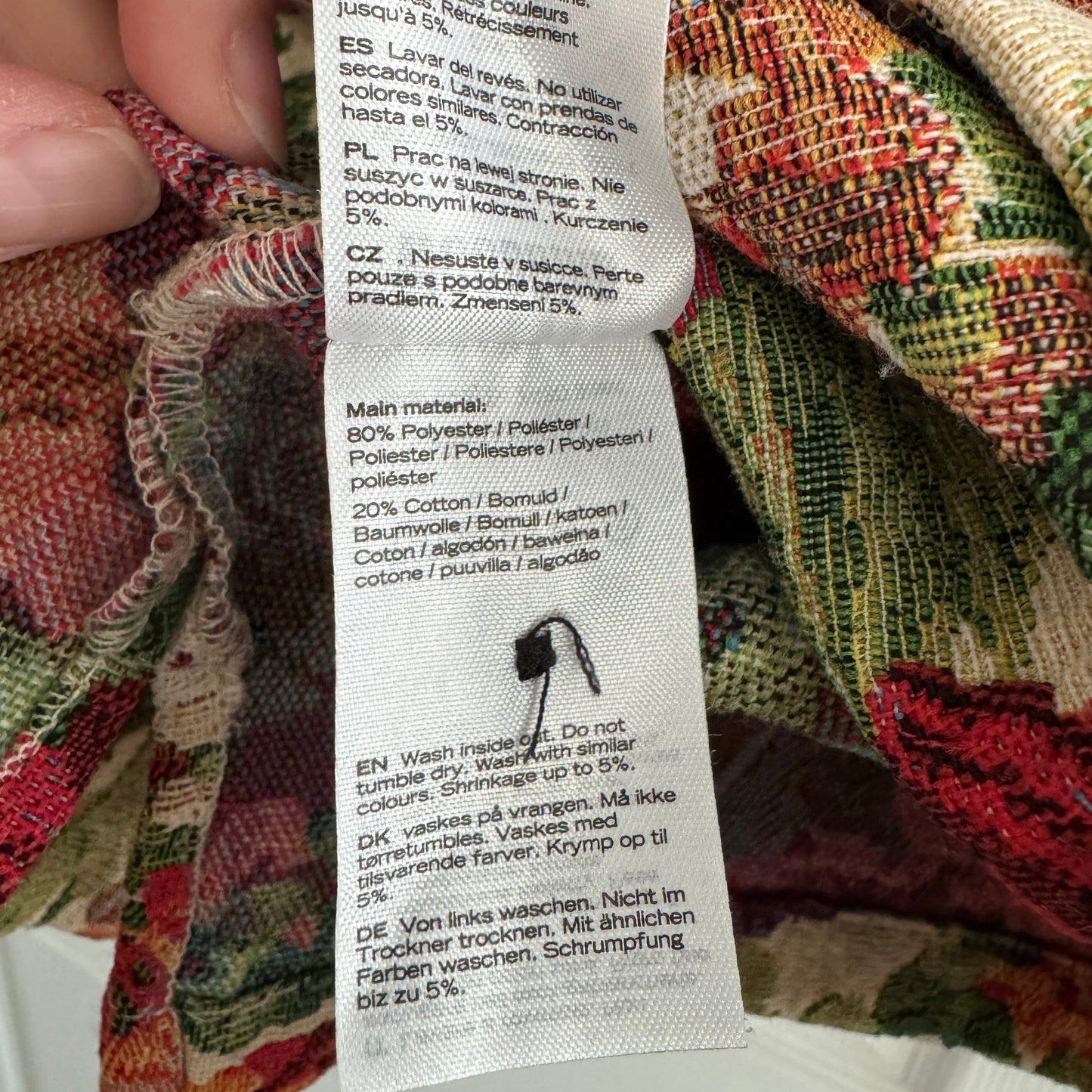 Woodbird Floral Jacquard Shirt/Jacket, size XL