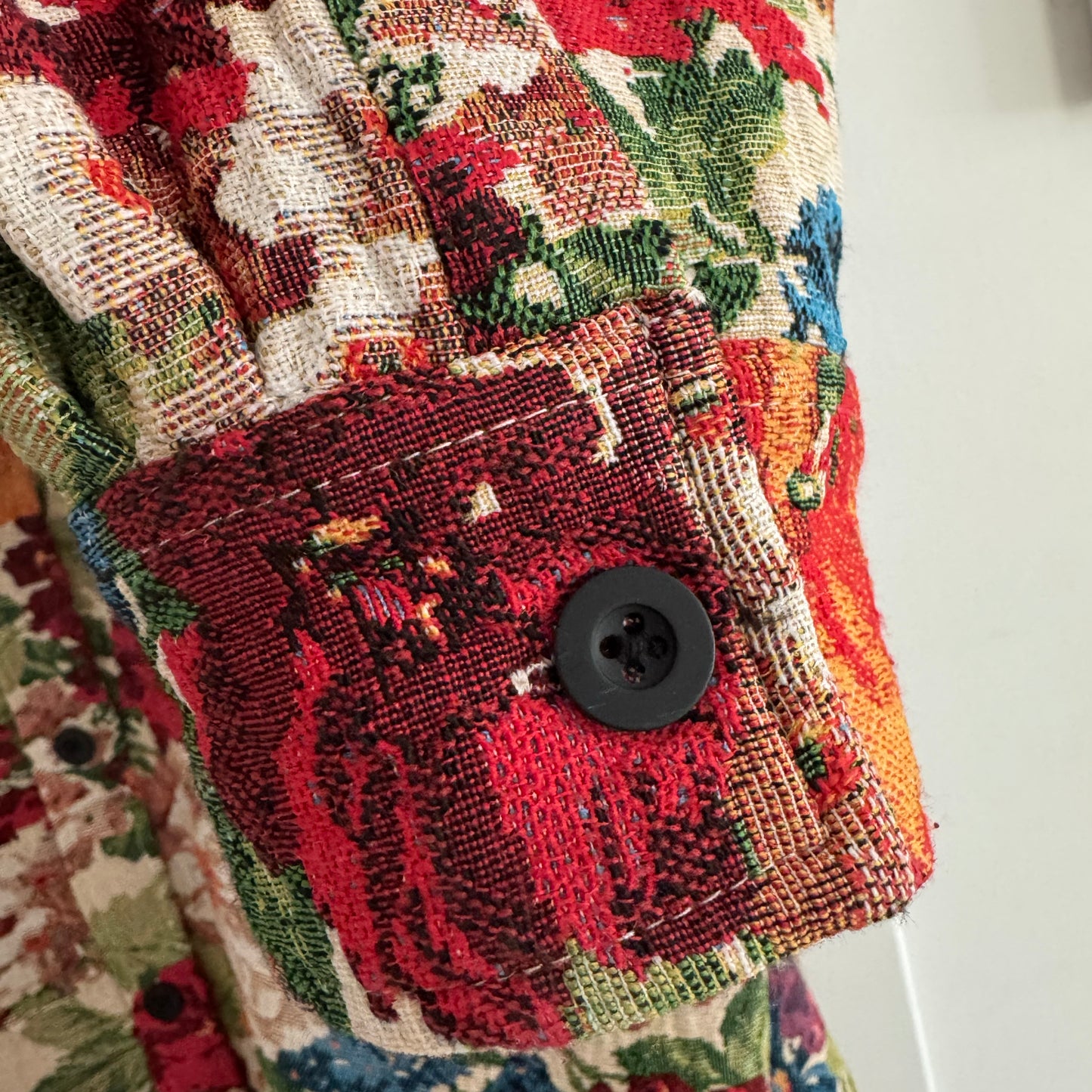 Woodbird Floral Jacquard Shirt/Jacket, size XL