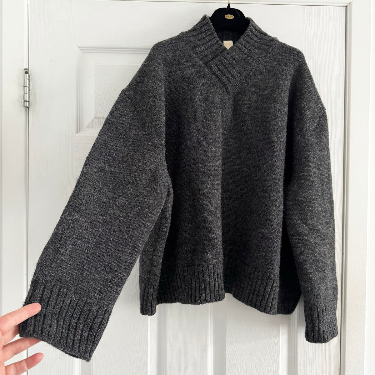 Wright & Doyle "Krefeld" Jumper in Dark Grey, size "0"