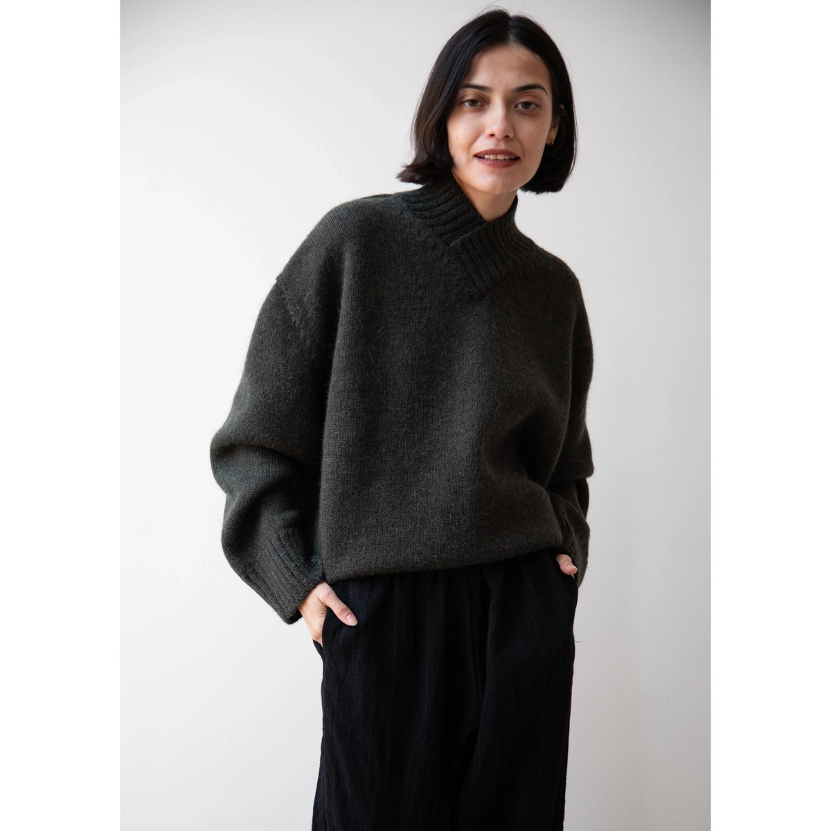 Wright & Doyle "Krefeld" Jumper in Dark Grey, size "0"