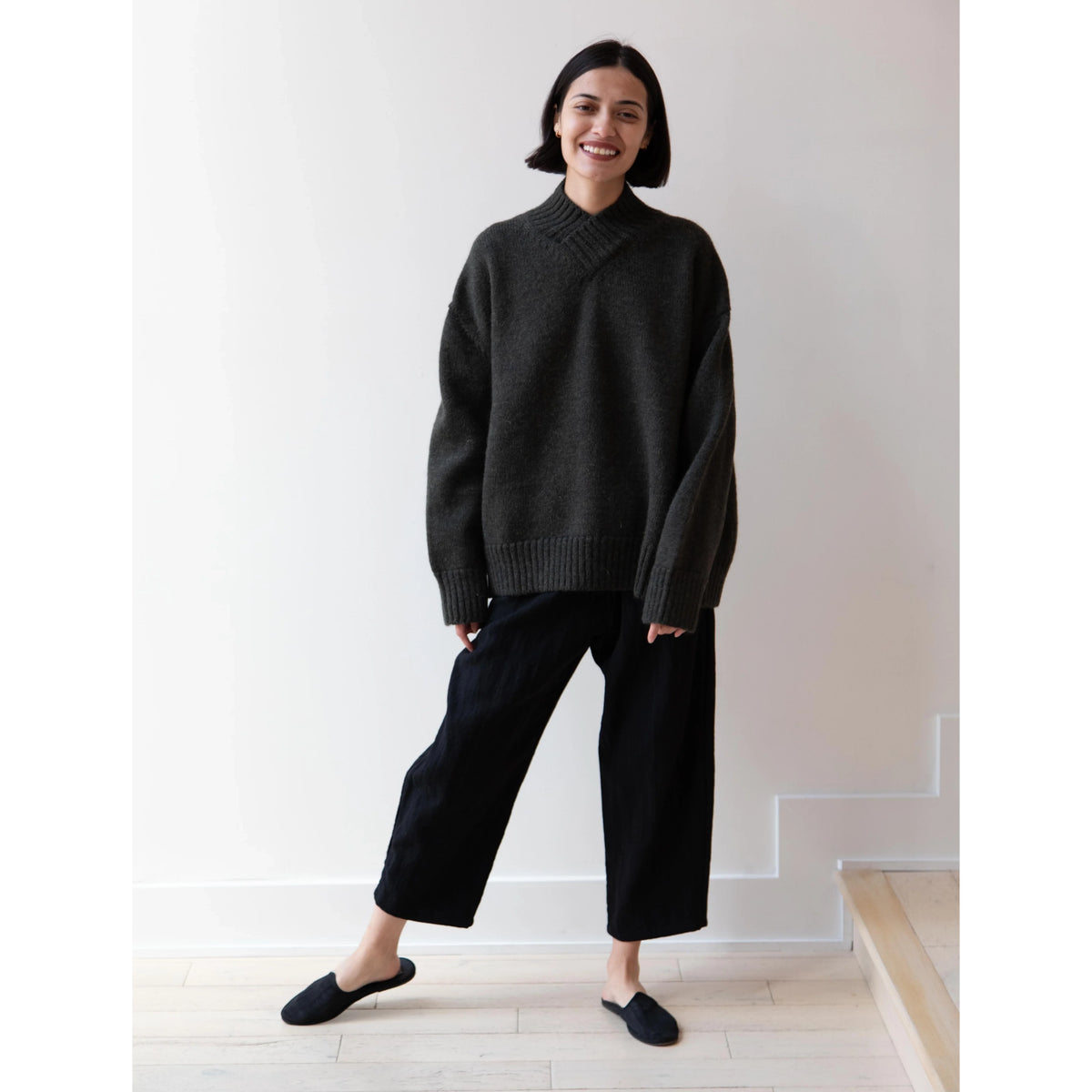 Wright & Doyle "Krefeld" Jumper in Dark Grey, size "0"