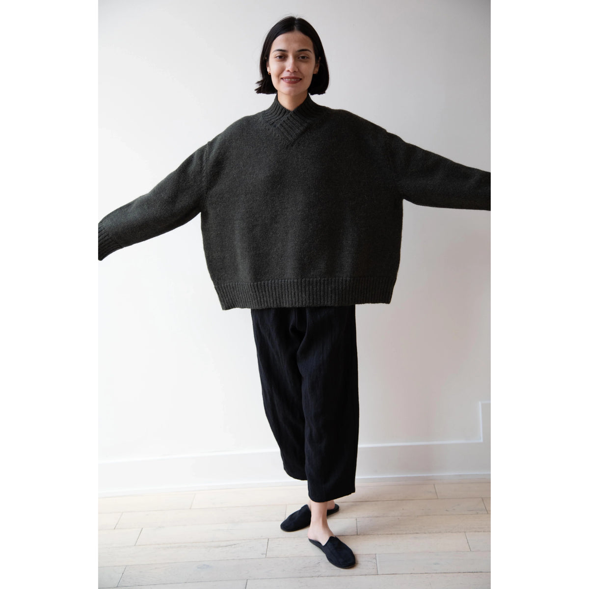 Wright & Doyle "Krefeld" Jumper in Dark Grey, size "0"