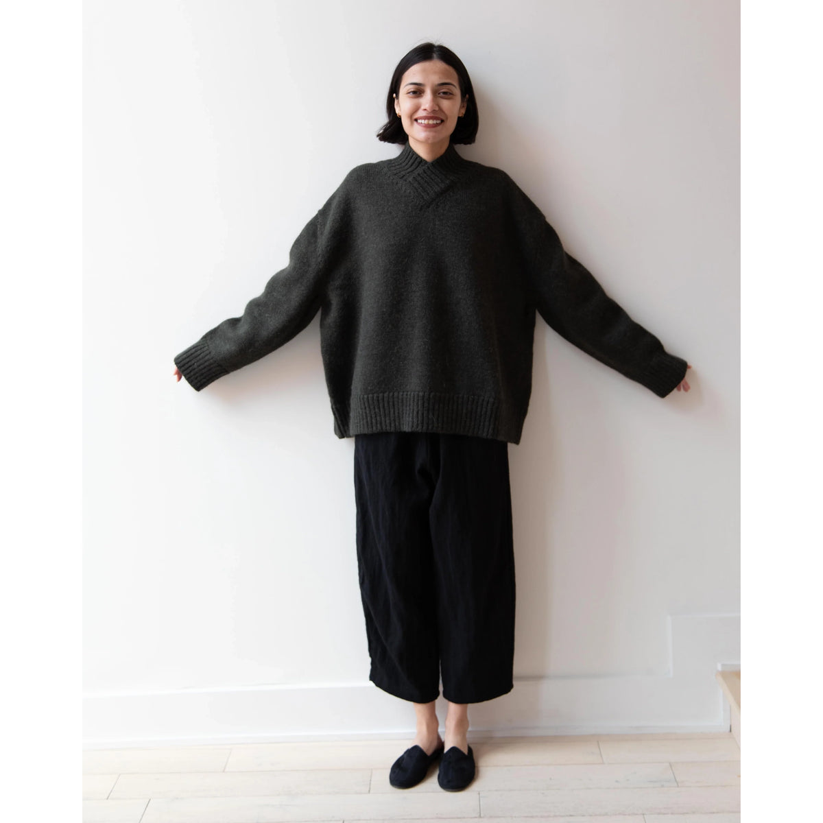 Wright & Doyle "Krefeld" Jumper in Dark Grey, size "0"