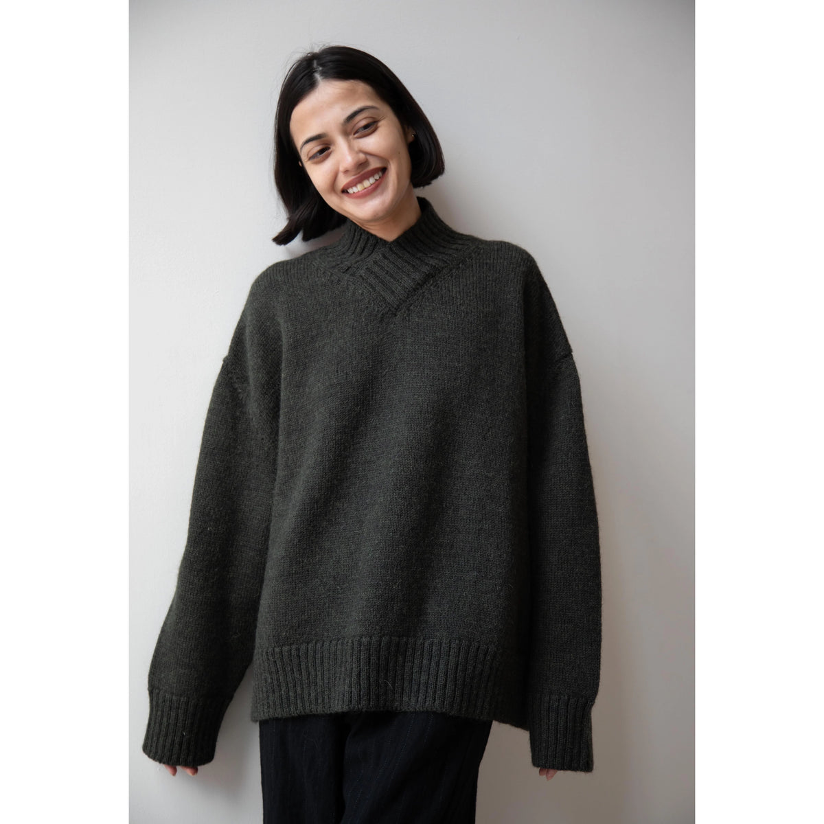 Wright & Doyle "Krefeld" Jumper in Dark Grey, size "0"