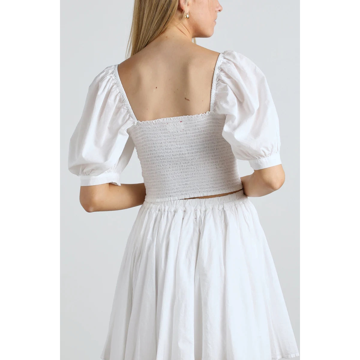 Haut Xirena « Issa » en blanc, taille Small (convient comme XS)