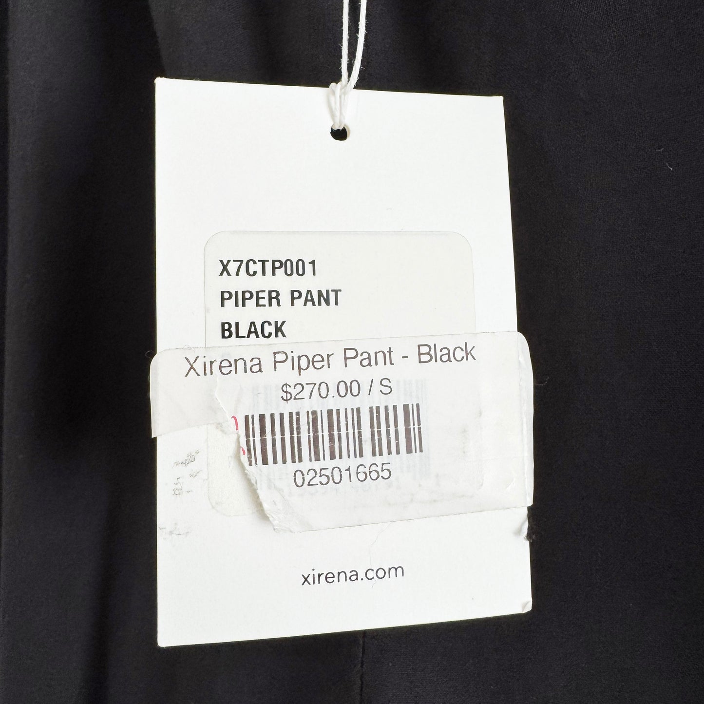 Xirena "Piper" Pant in Black, size Small
