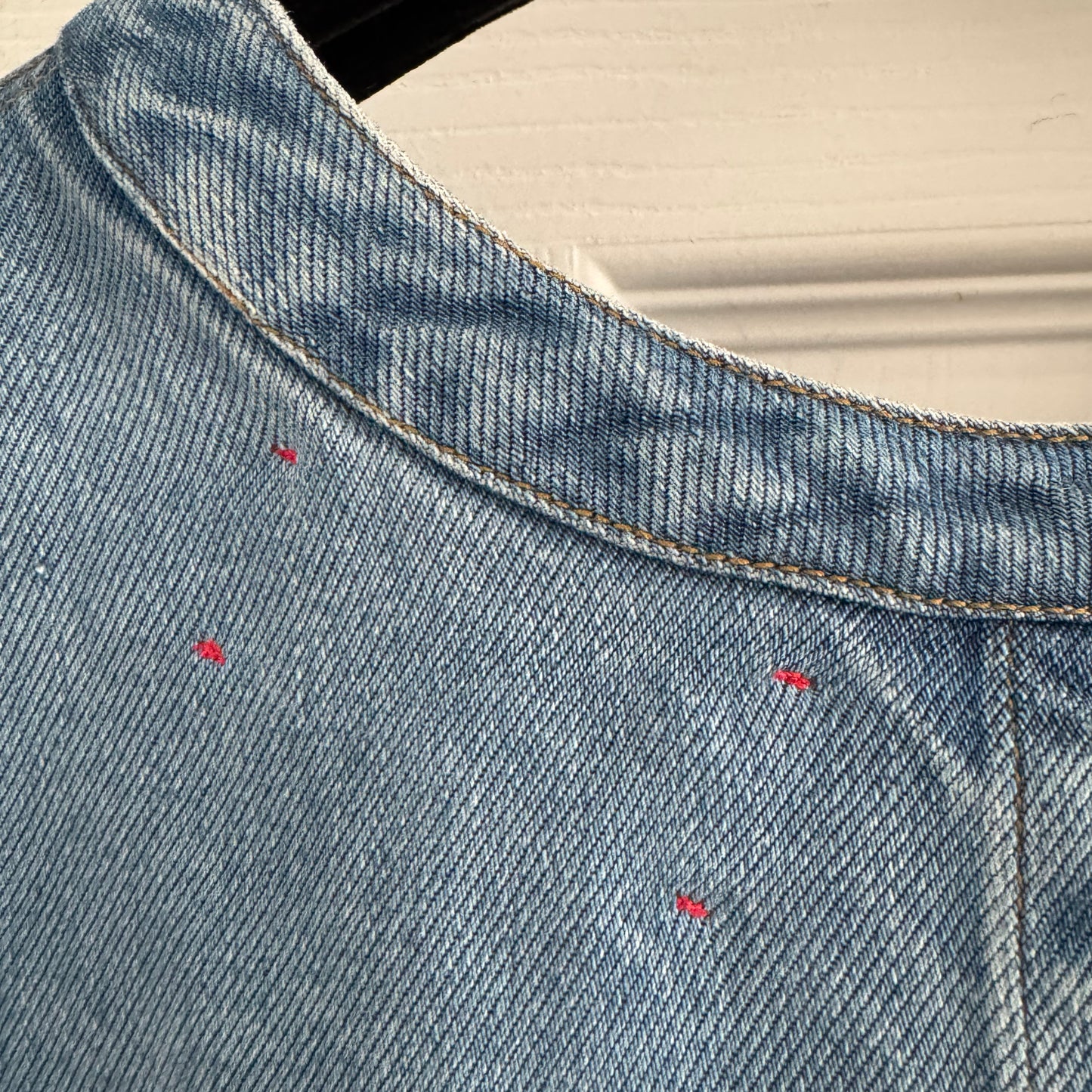 Xirena "Austin" Denim Top in Blue, size Medium