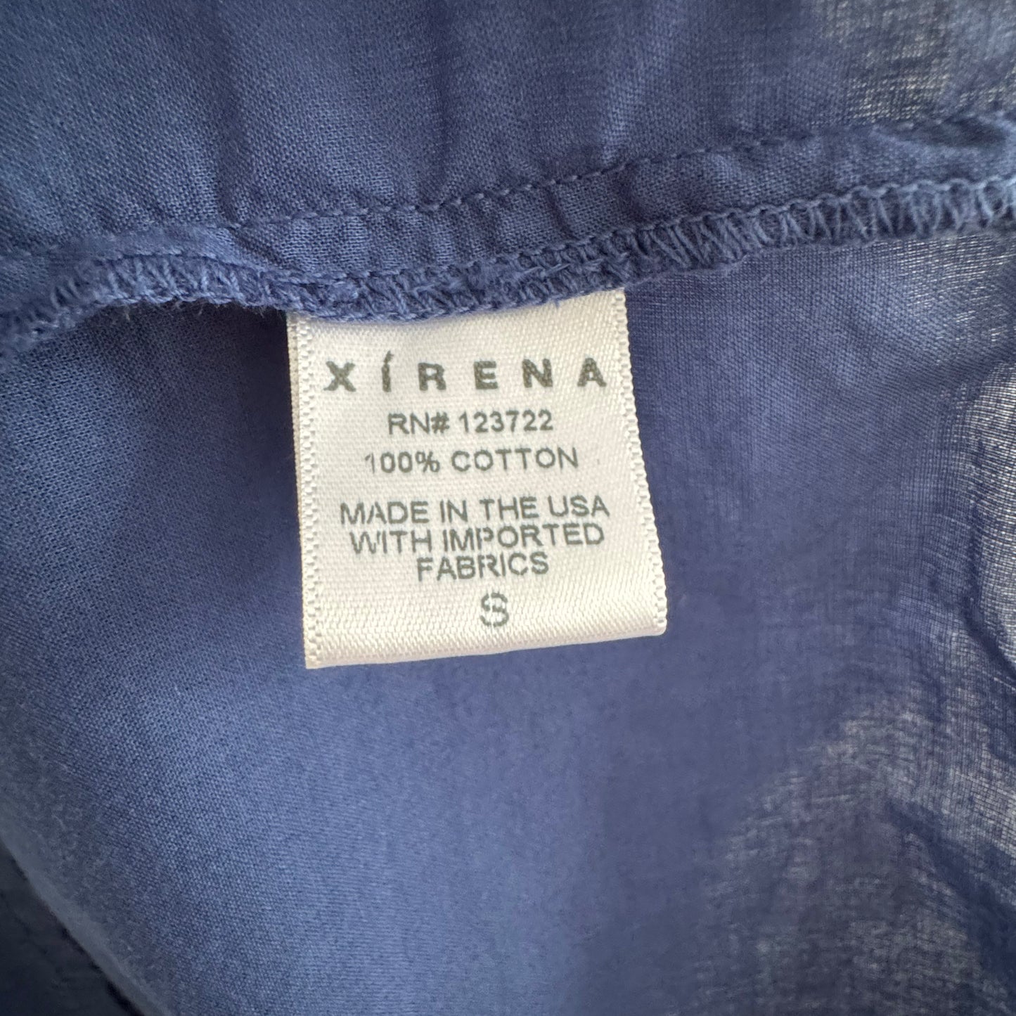 Xirena "Vie" Dress in Blue, size Small