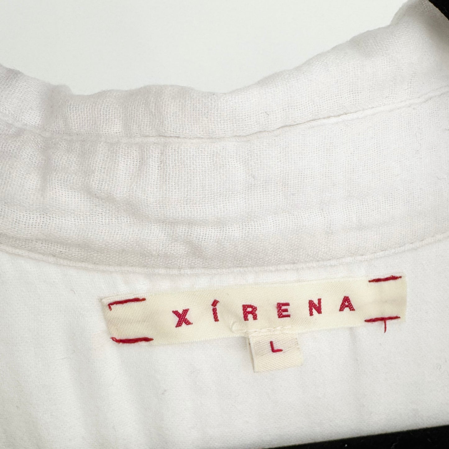 Xirena "Caylin" Cotton Dress in White, Size Large (fits like Medium?)