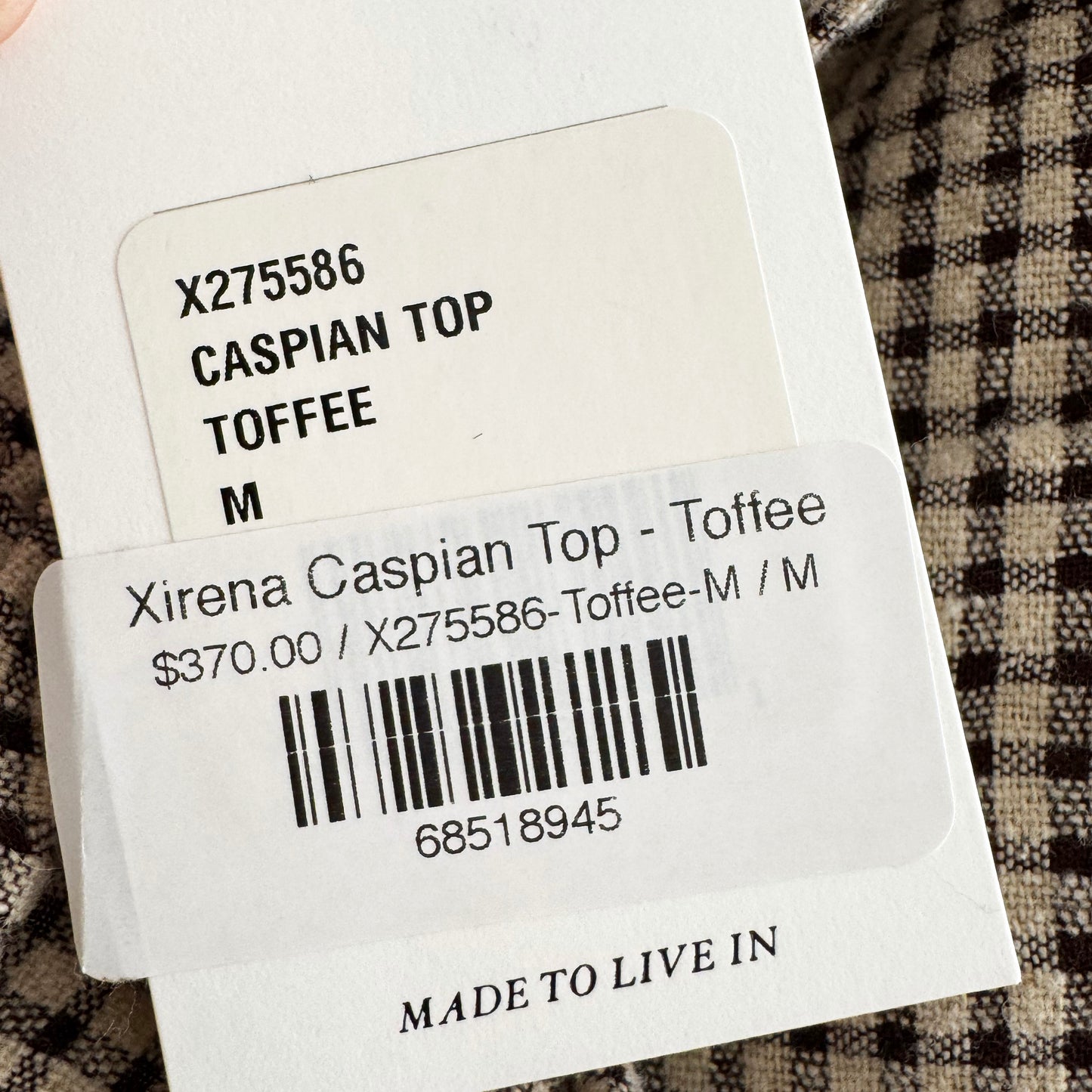 Xirena "Caspian" Top in Toffee, size Medium