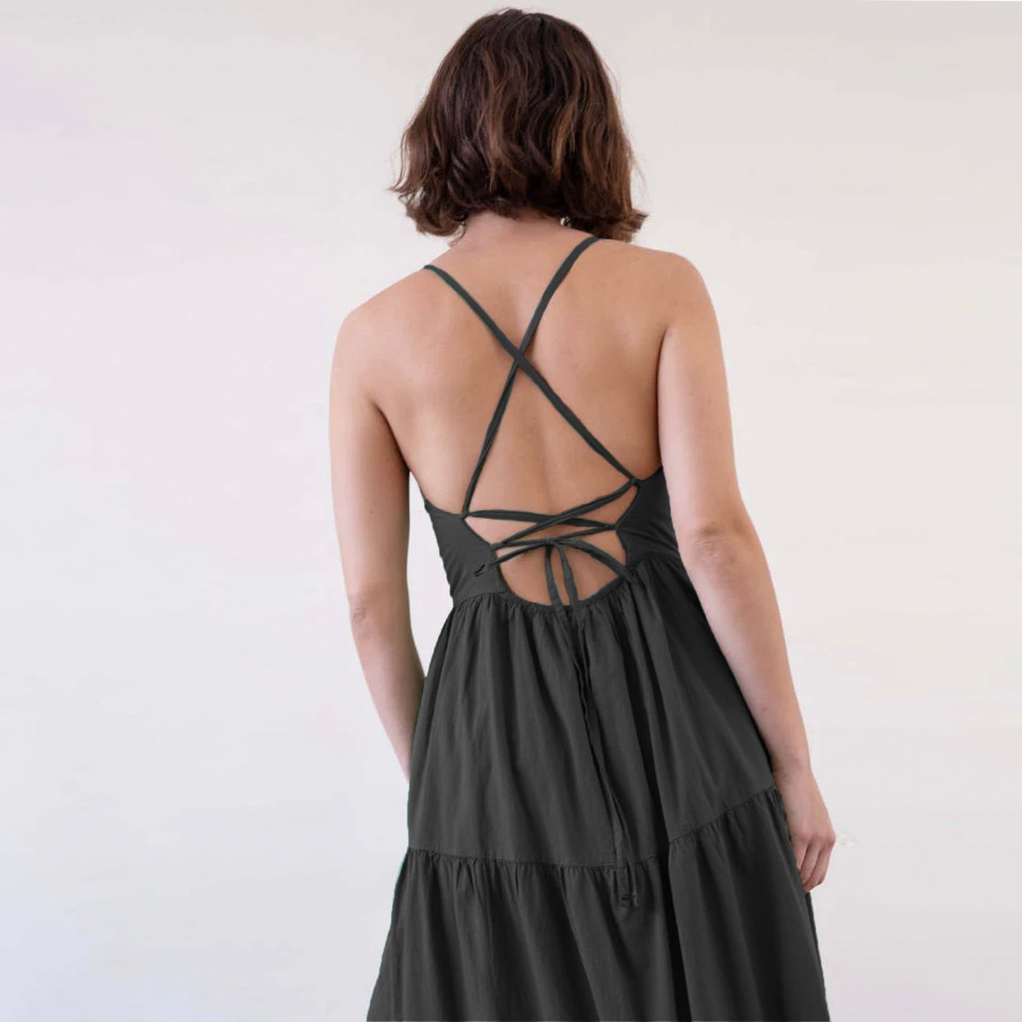 Xirena "Owynn" Dress with Lace up Back, size Large