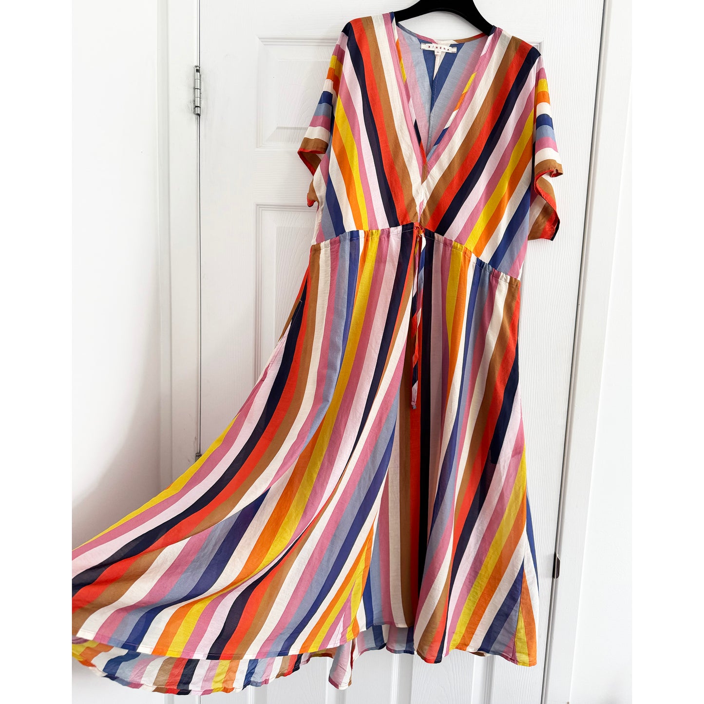 Xirena "Grayson" Dress in Rainbow Stripe, size Medium