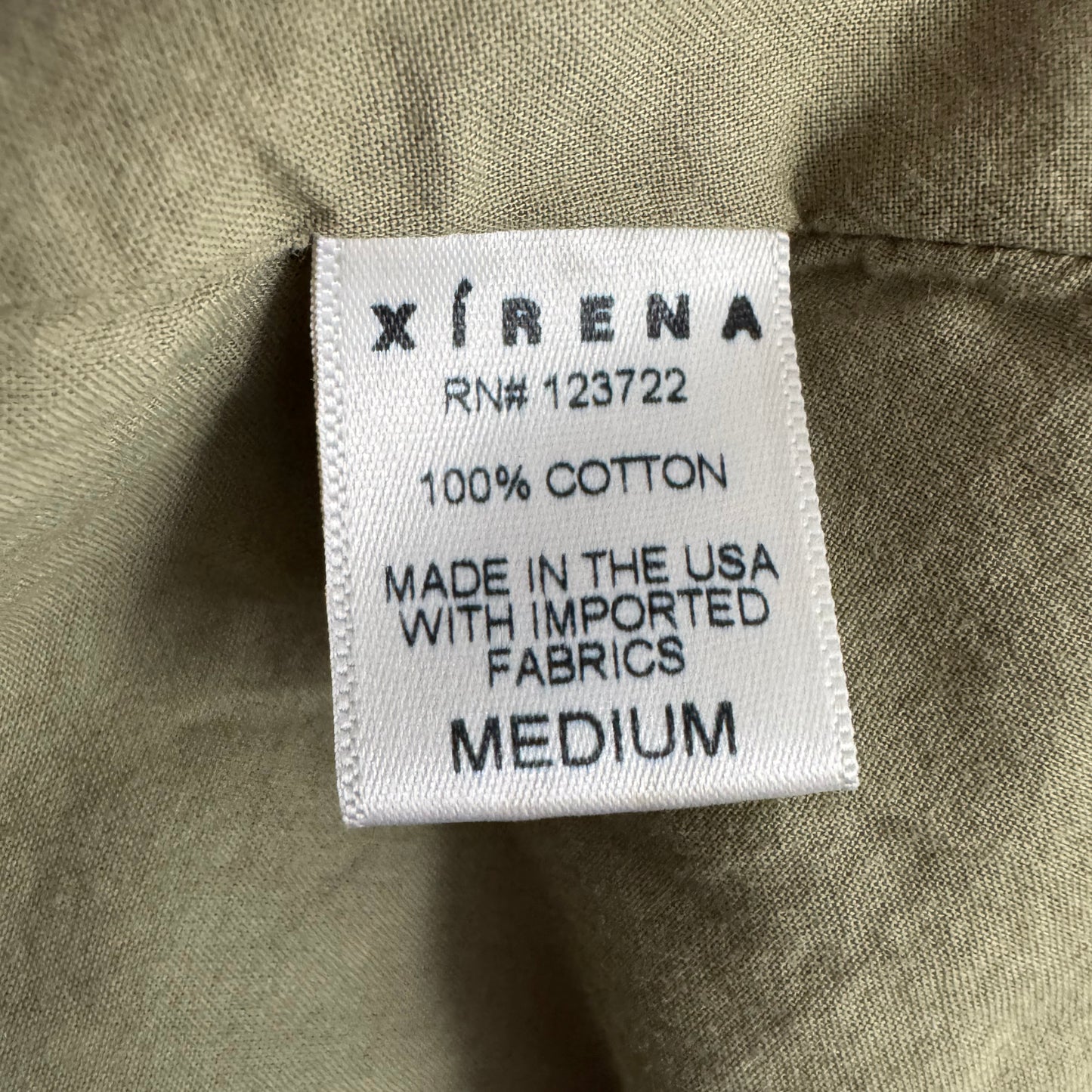 Xirena "Finnian" Dress in "Dark Seagrass", size Medium